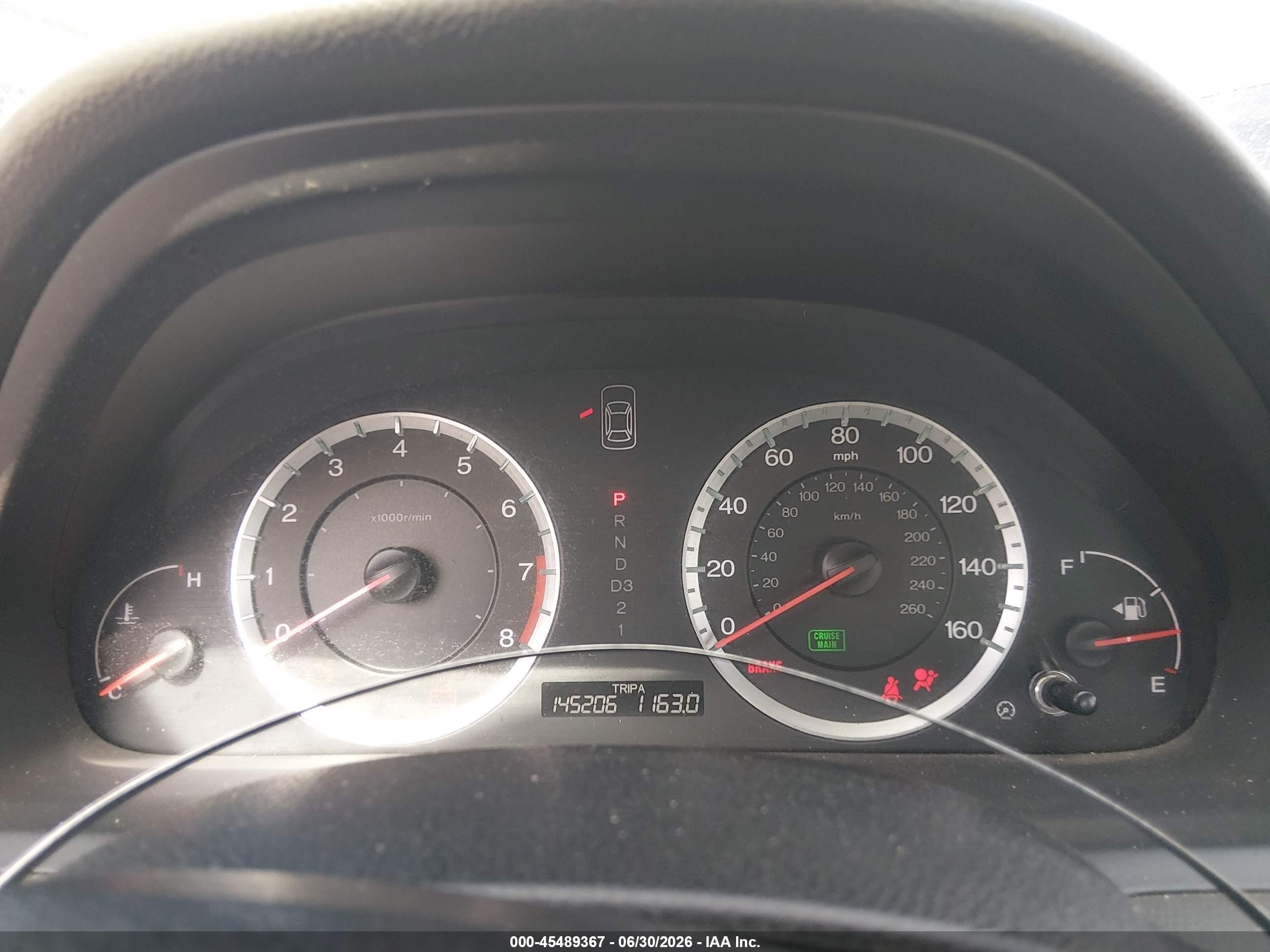 2009 Honda Accord 2.4 Lx Серый vin: 1HGCP26319A052882