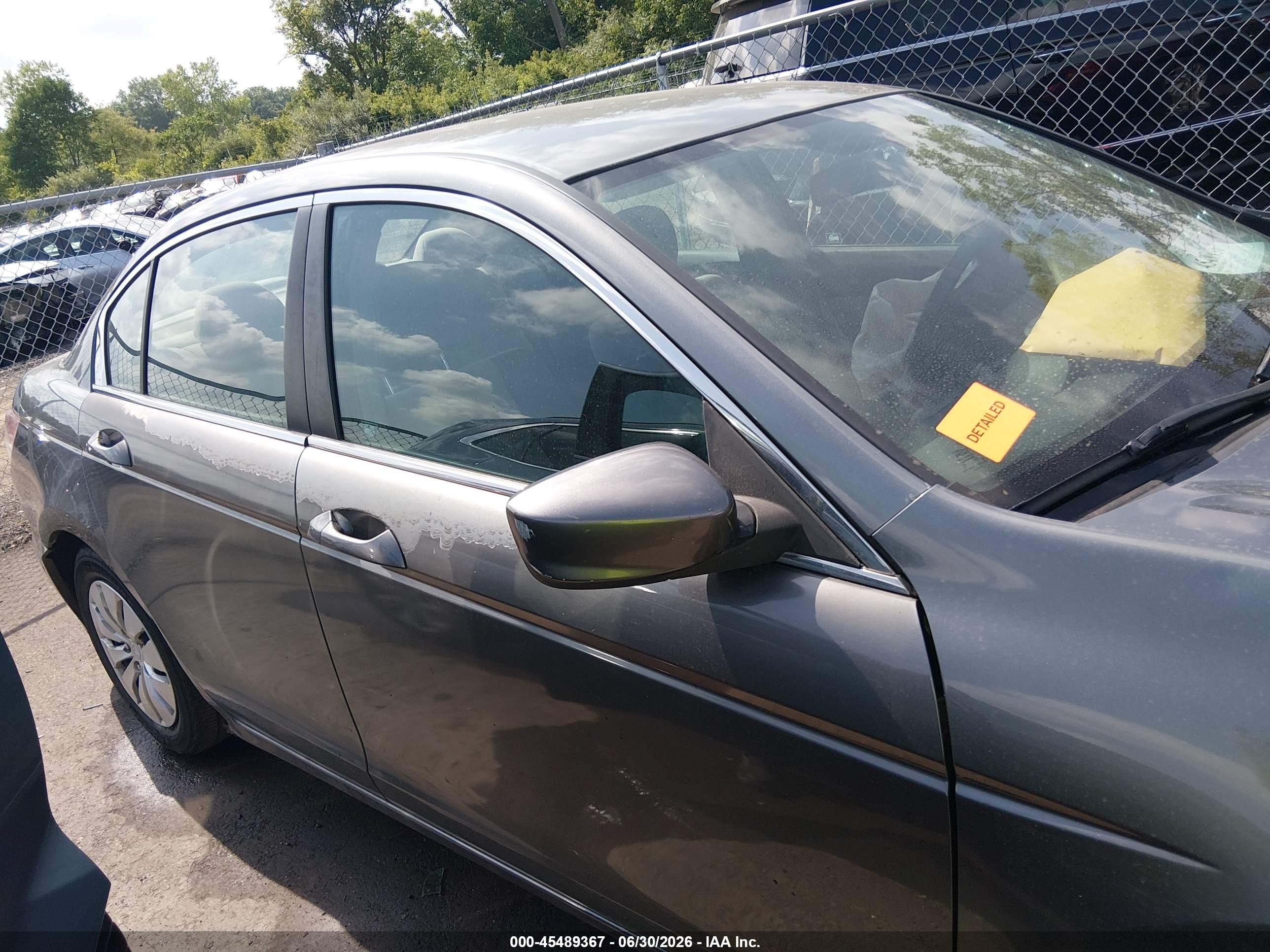 2009 Honda Accord 2.4 Lx Серый vin: 1HGCP26319A052882