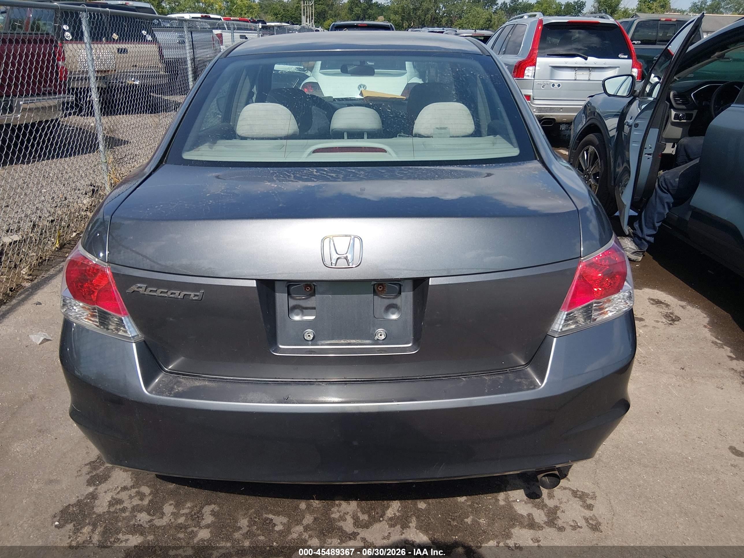 2009 Honda Accord 2.4 Lx Серый vin: 1HGCP26319A052882
