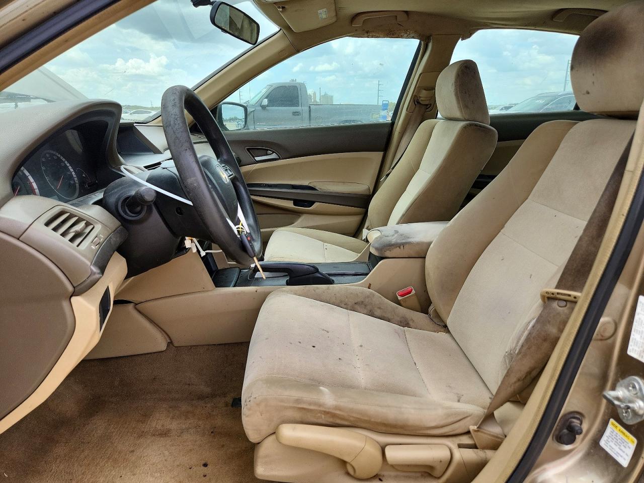 2009 Honda Accord Lx Beige vin: 1HGCP26319A070265