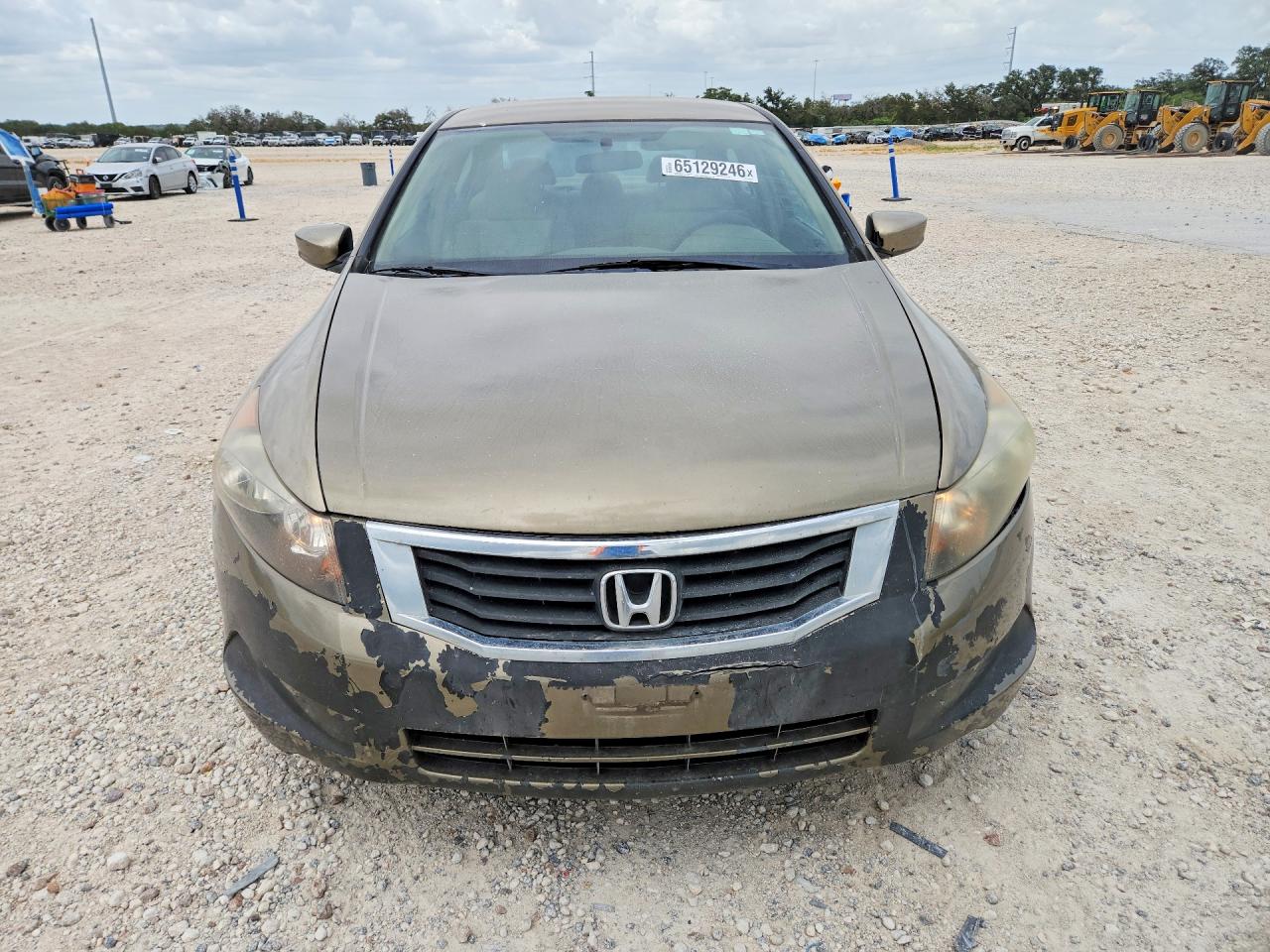 2009 Honda Accord Lx Beige vin: 1HGCP26319A070265