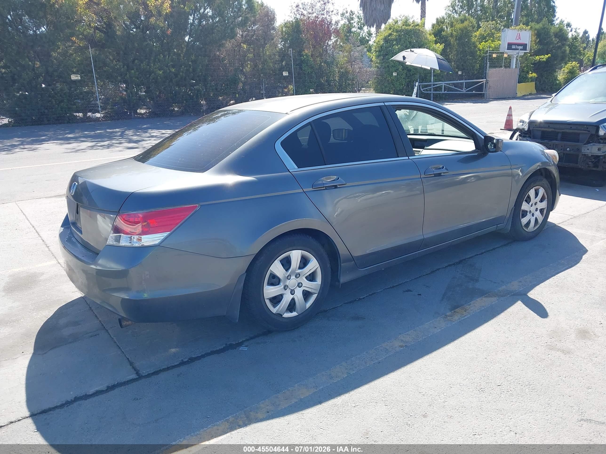 2009 Honda Accord 2.4 Lx Gray vin: 1HGCP26319A077149