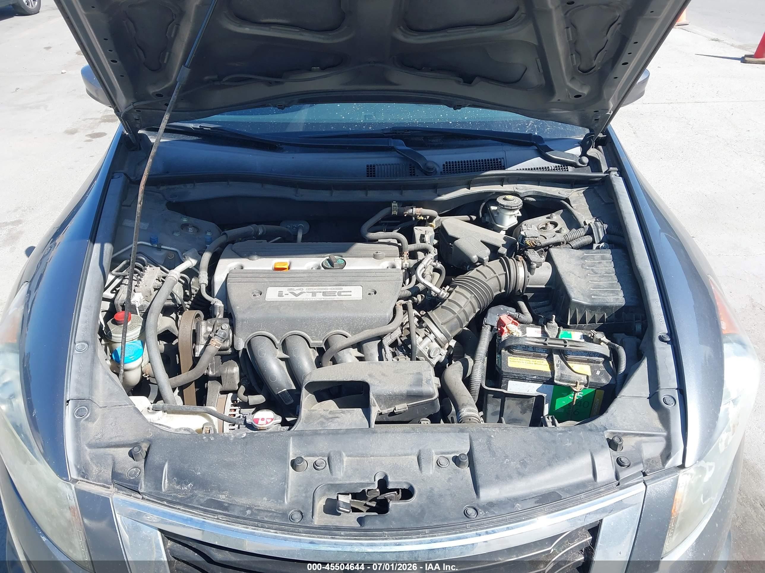 2009 Honda Accord 2.4 Lx Gray vin: 1HGCP26319A077149