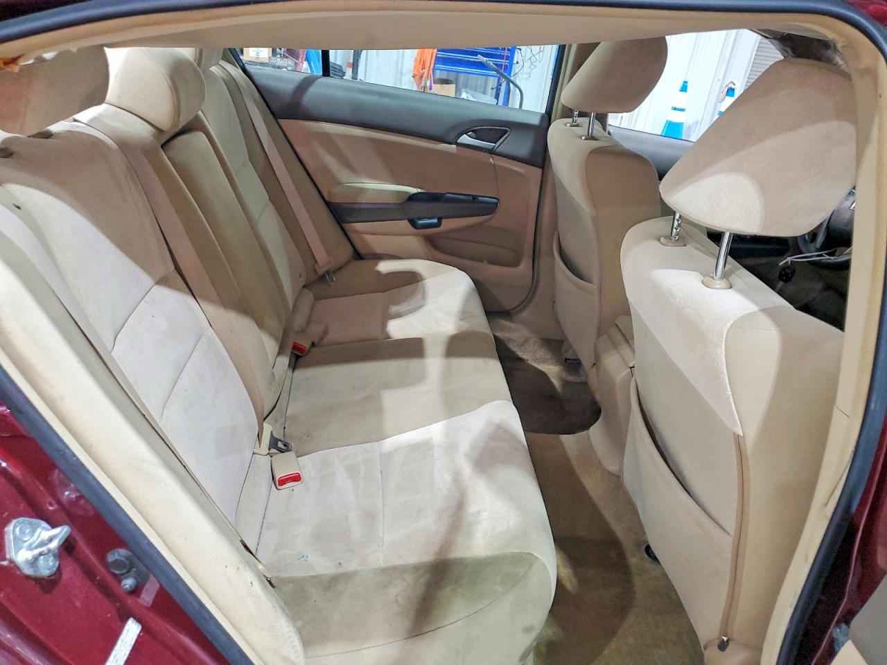 2009 Honda Accord Lx Burgundy vin: 1HGCP26319A107315
