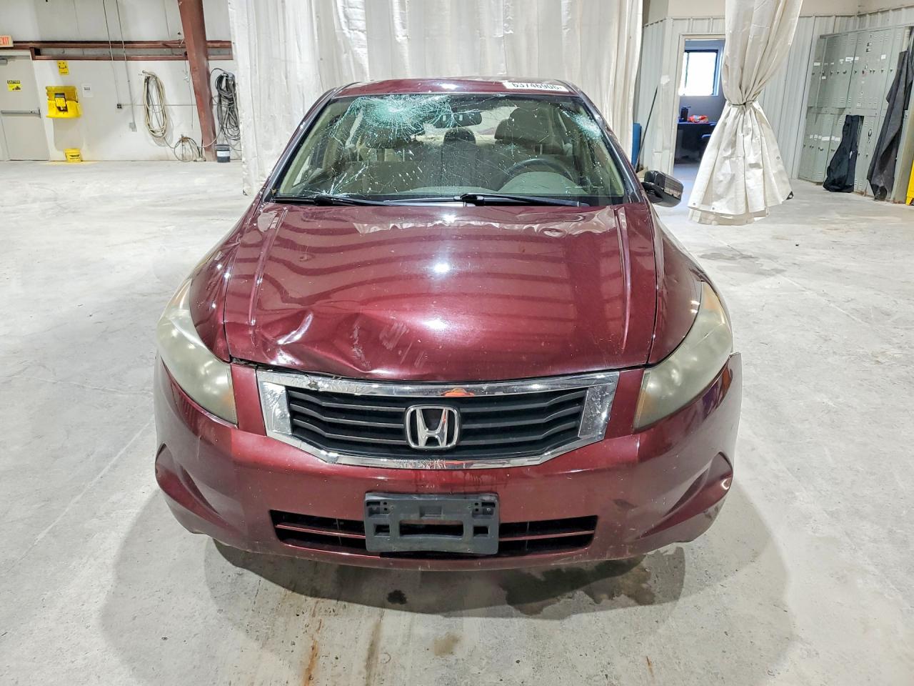 2009 Honda Accord Lx Burgundy vin: 1HGCP26319A107315
