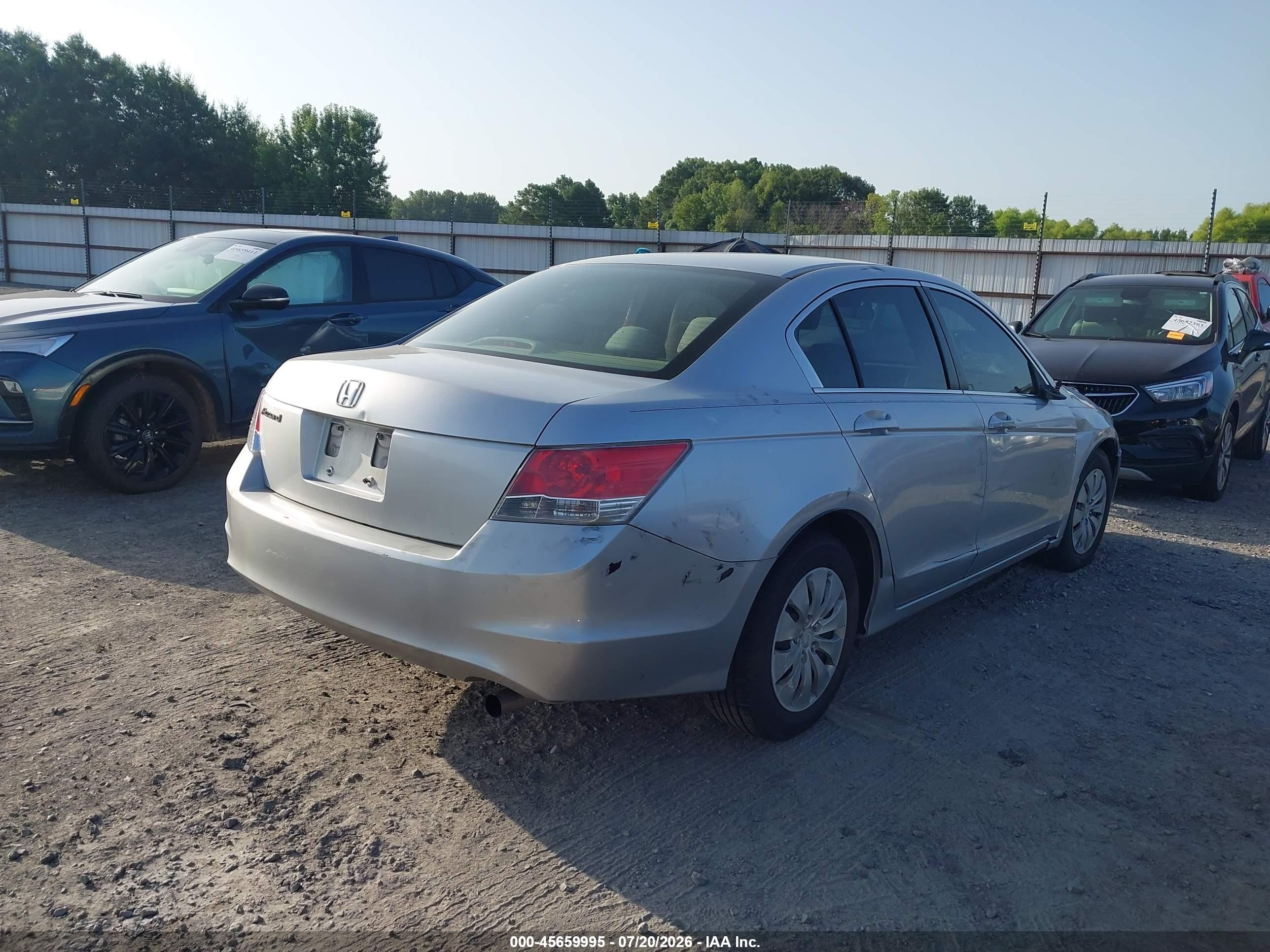 2009 Honda Accord 2.4 Lx Silver vin: 1HGCP26319A112448
