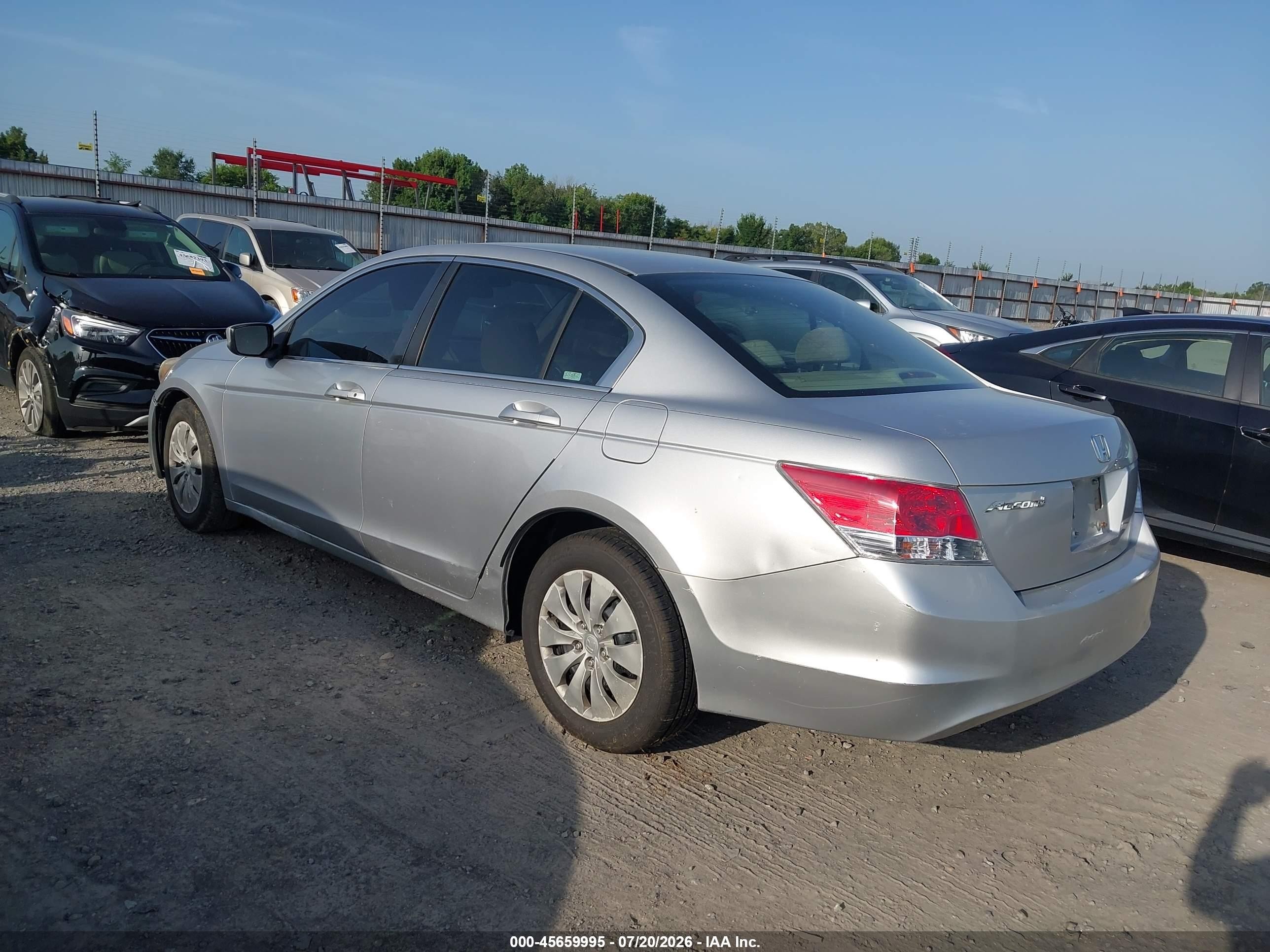 2009 Honda Accord 2.4 Lx Silver vin: 1HGCP26319A112448