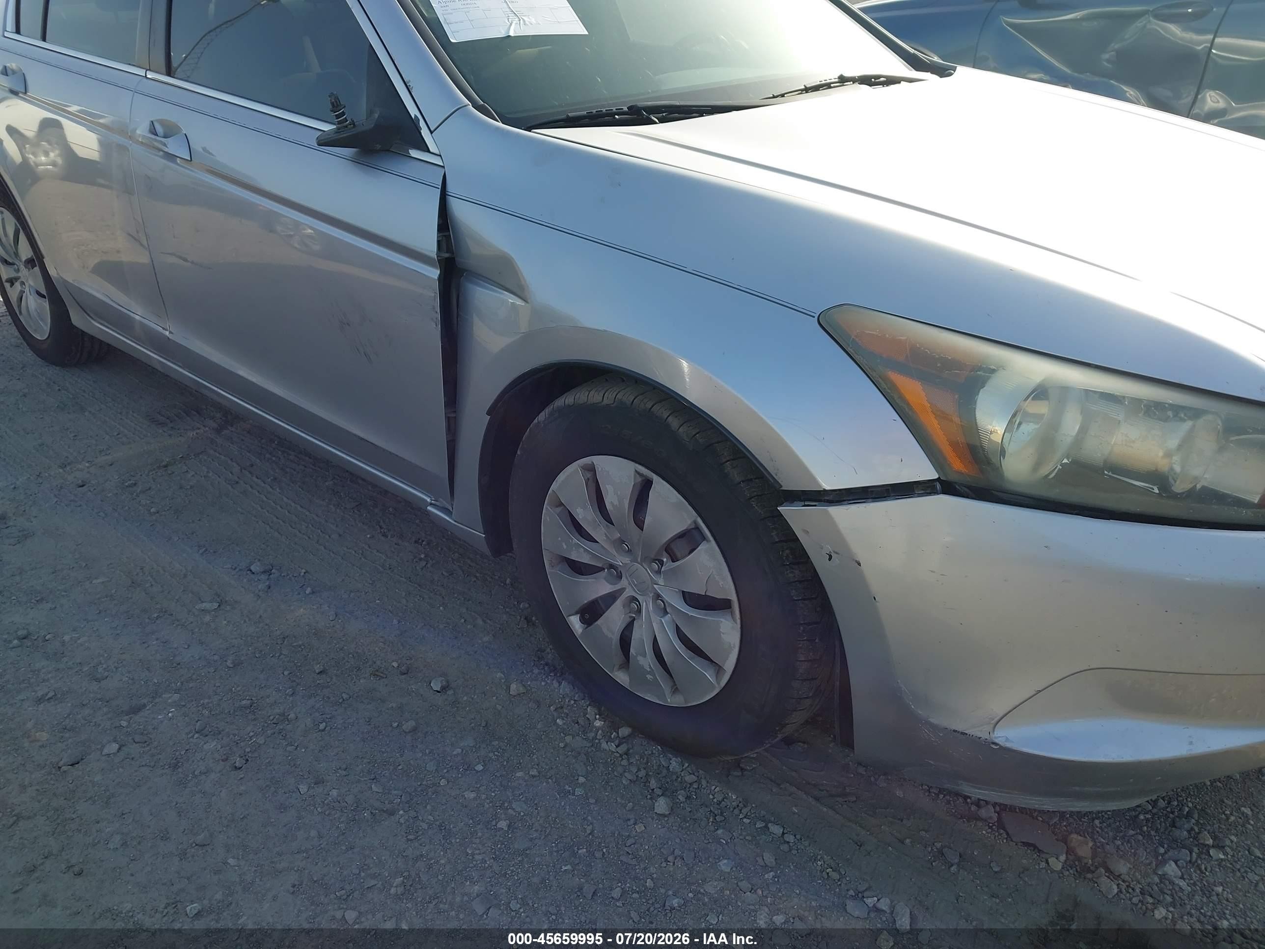 2009 Honda Accord 2.4 Lx Silver vin: 1HGCP26319A112448