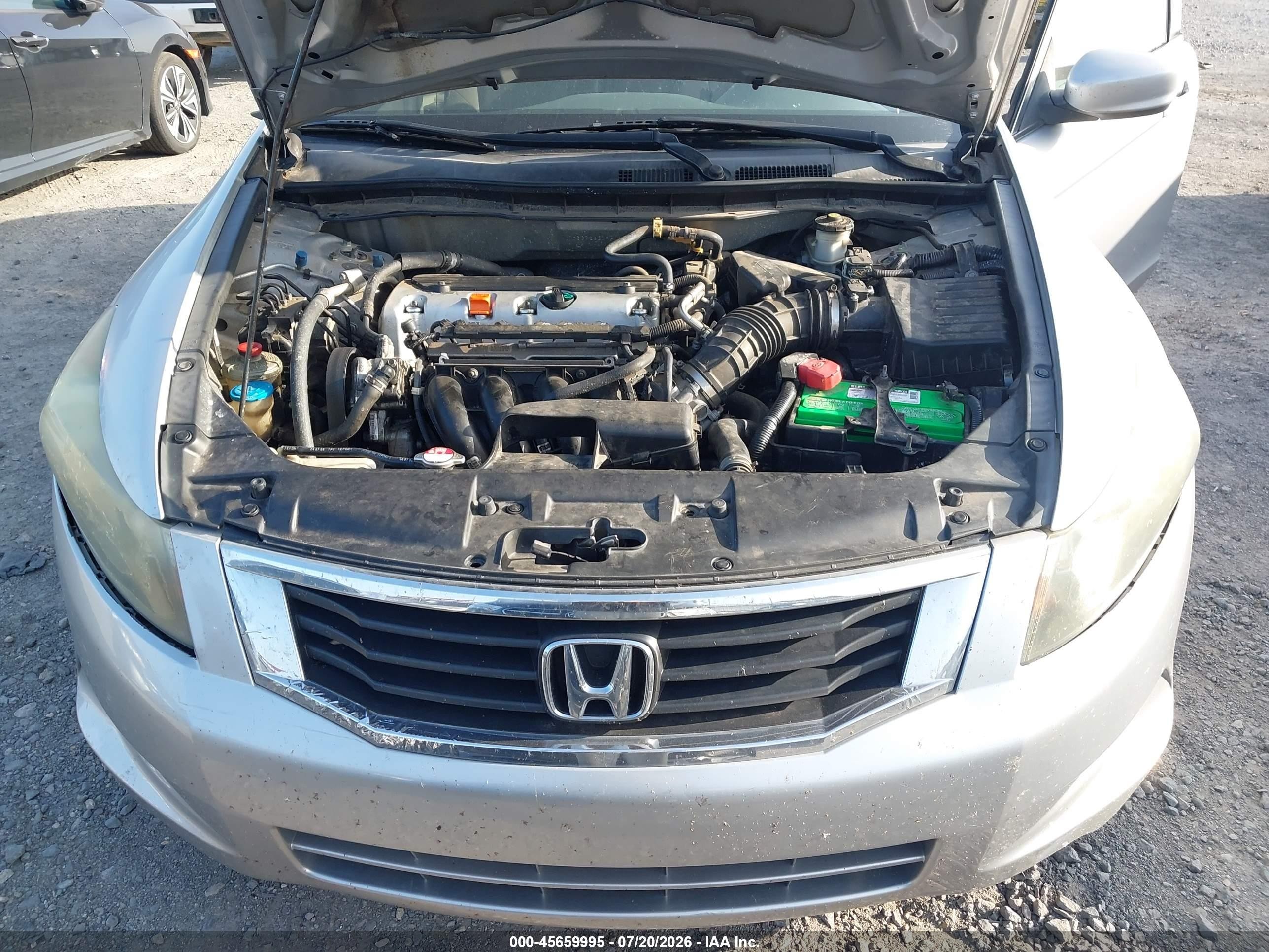 2009 Honda Accord 2.4 Lx Silver vin: 1HGCP26319A112448