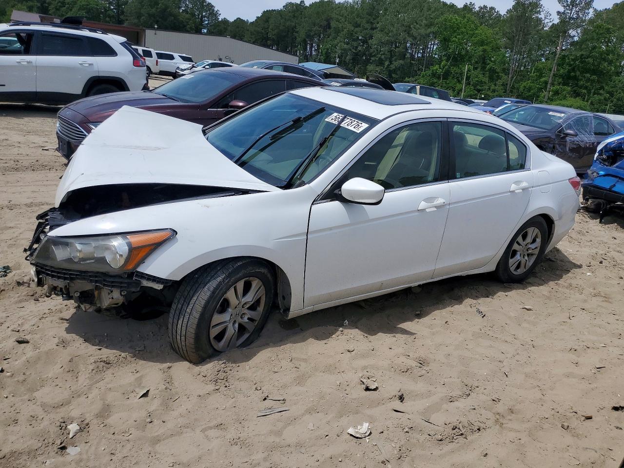 2009 Honda Accord Lx White vin: 1HGCP26319A114815