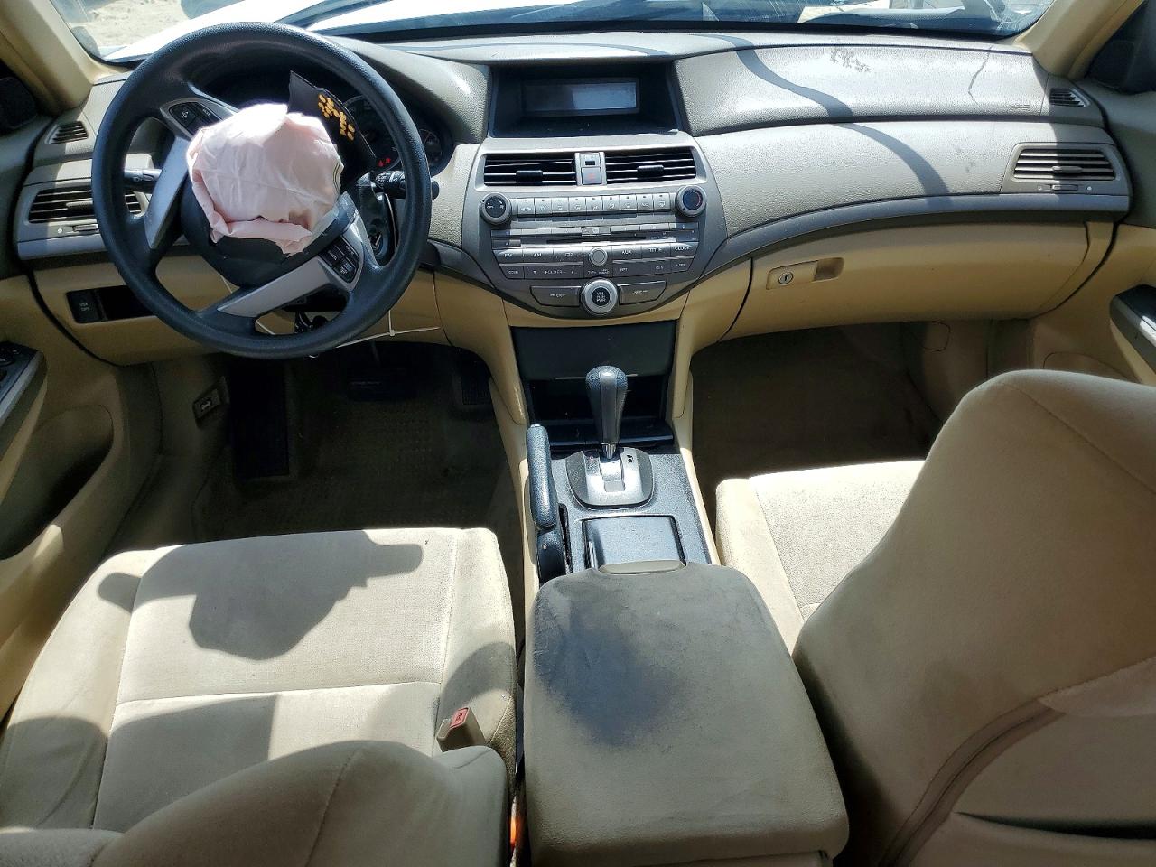 2009 Honda Accord Lx White vin: 1HGCP26319A114815