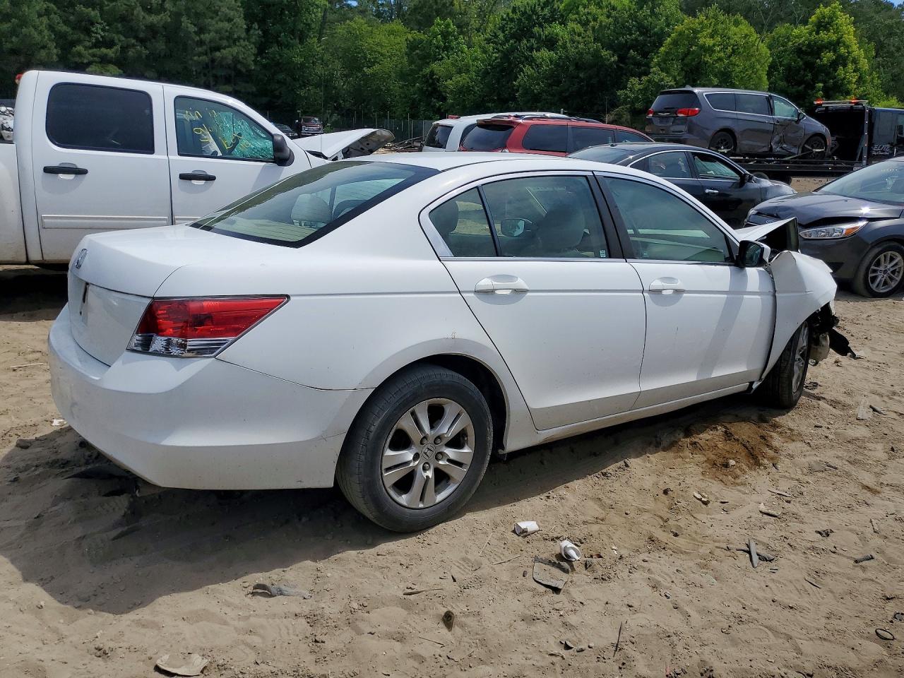 2009 Honda Accord Lx White vin: 1HGCP26319A114815