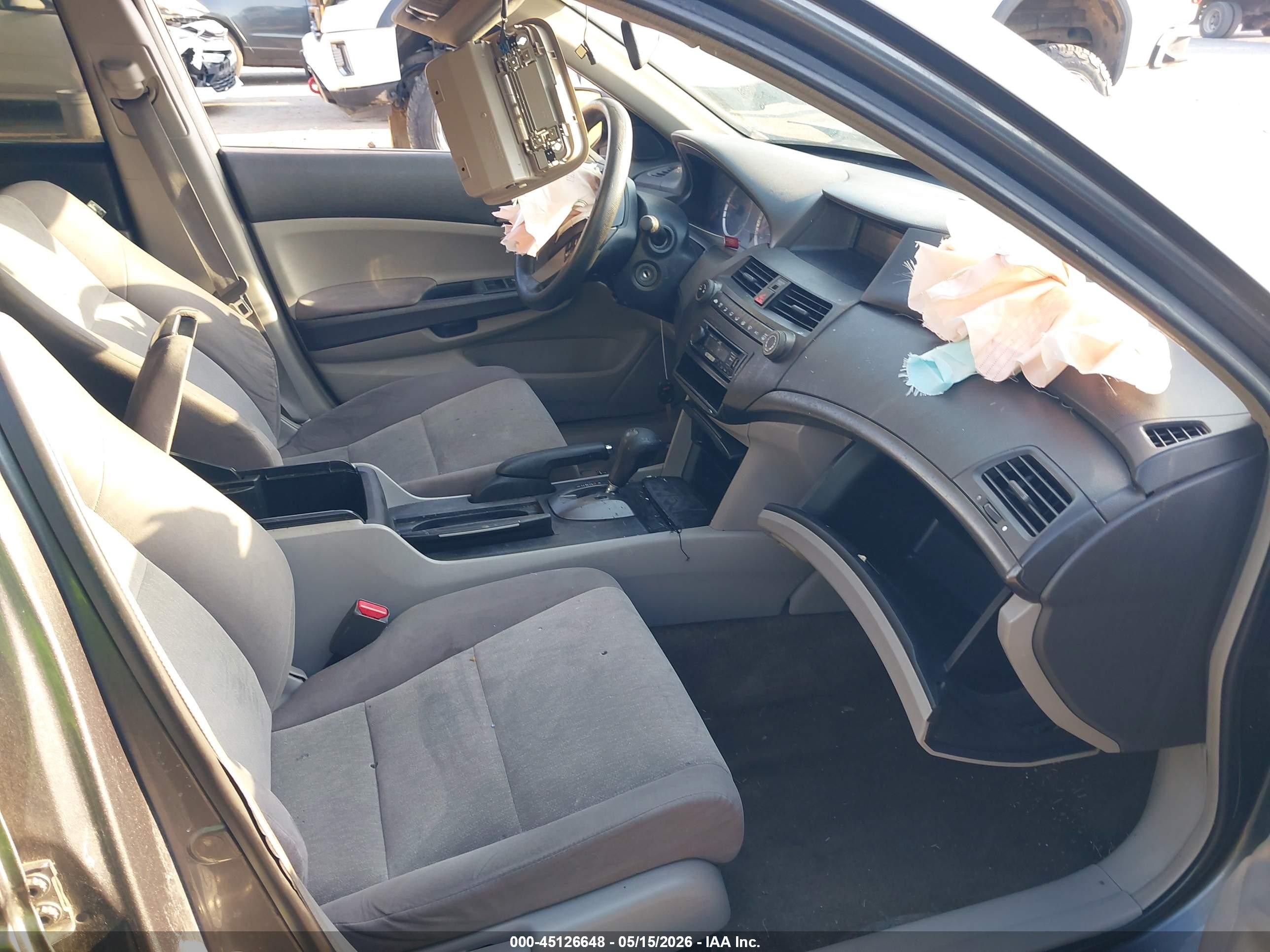 2009 Honda Accord 2.4 Lx Gray vin: 1HGCP26319A147006