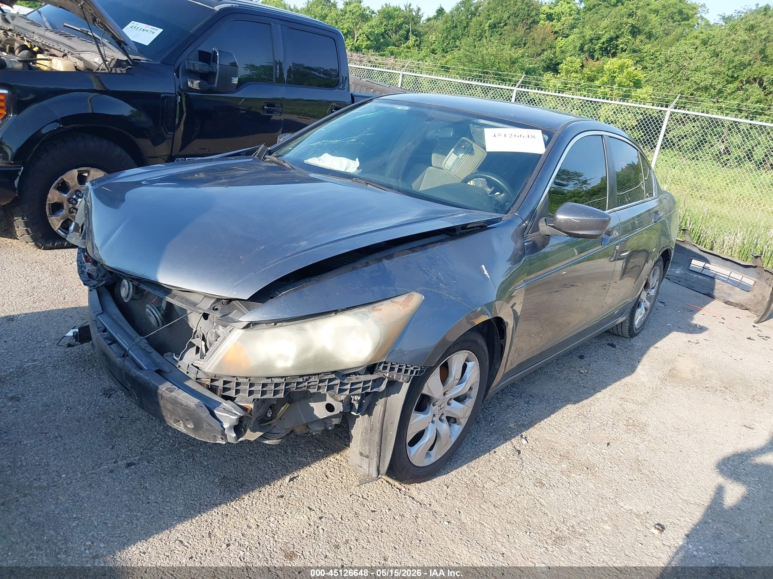2009 Honda Accord 2.4 Lx Gray vin: 1HGCP26319A147006