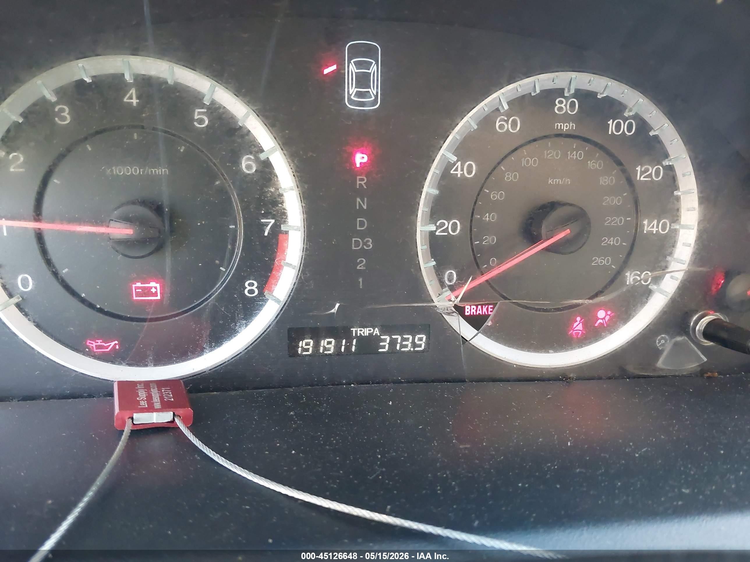 2009 Honda Accord 2.4 Lx Gray vin: 1HGCP26319A147006