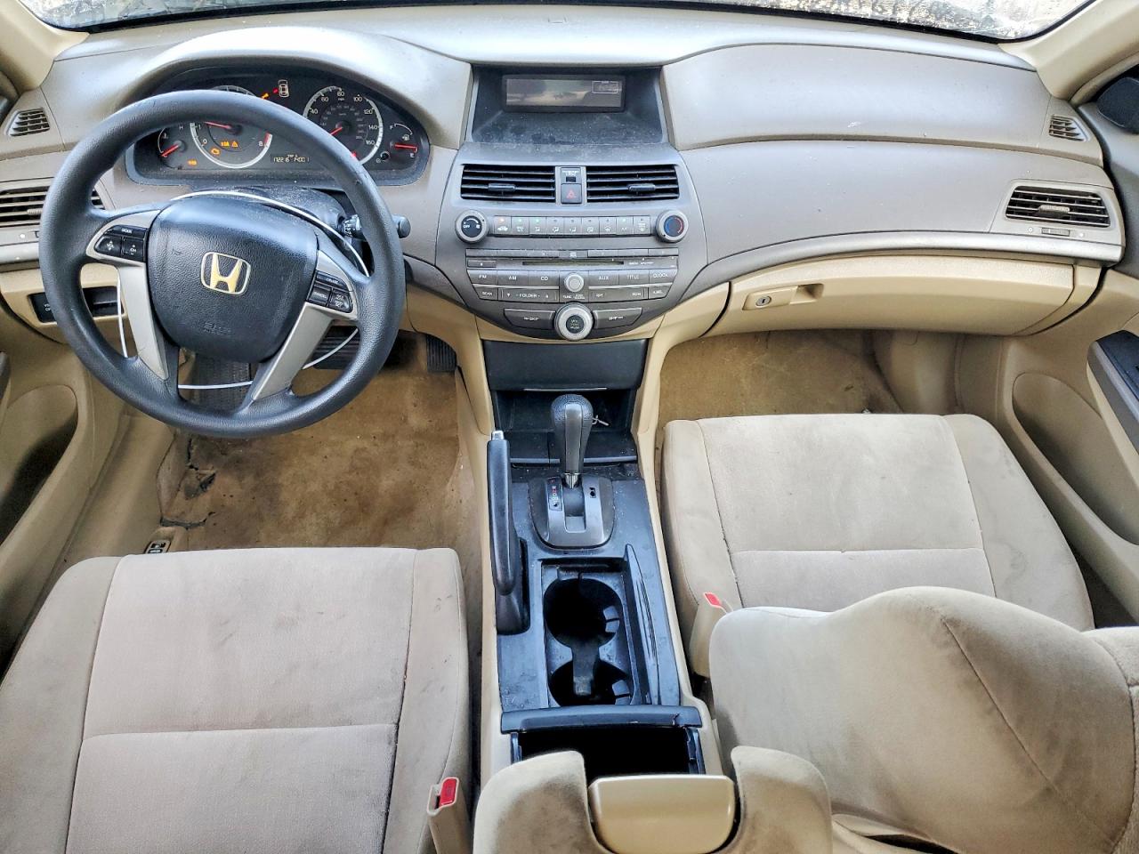 2009 Honda Accord White vin: 1HGCP26319A155316