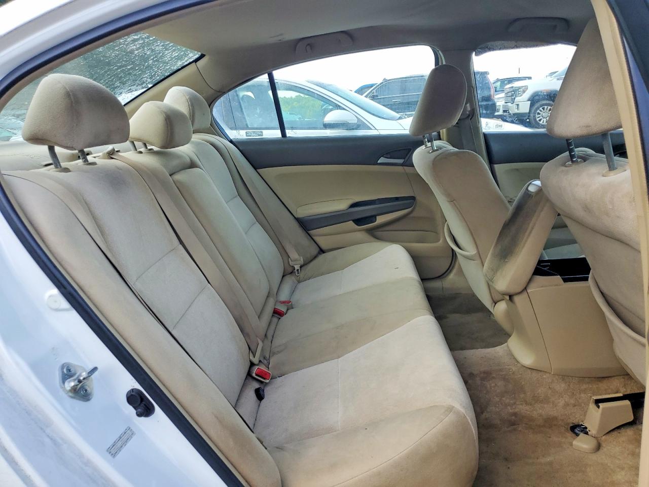 2009 Honda Accord White vin: 1HGCP26319A155316