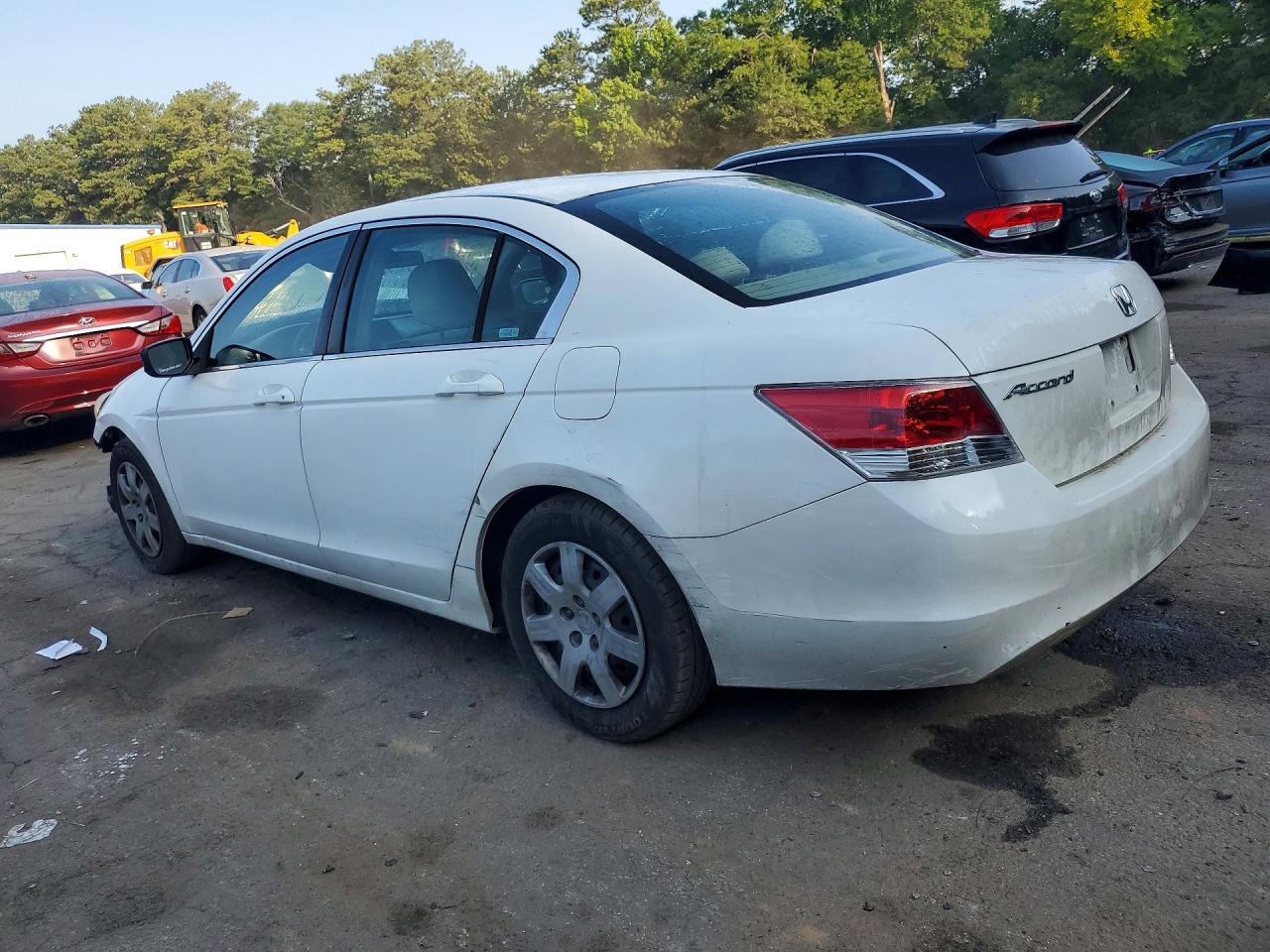 2009 Honda Accord White vin: 1HGCP26319A155316