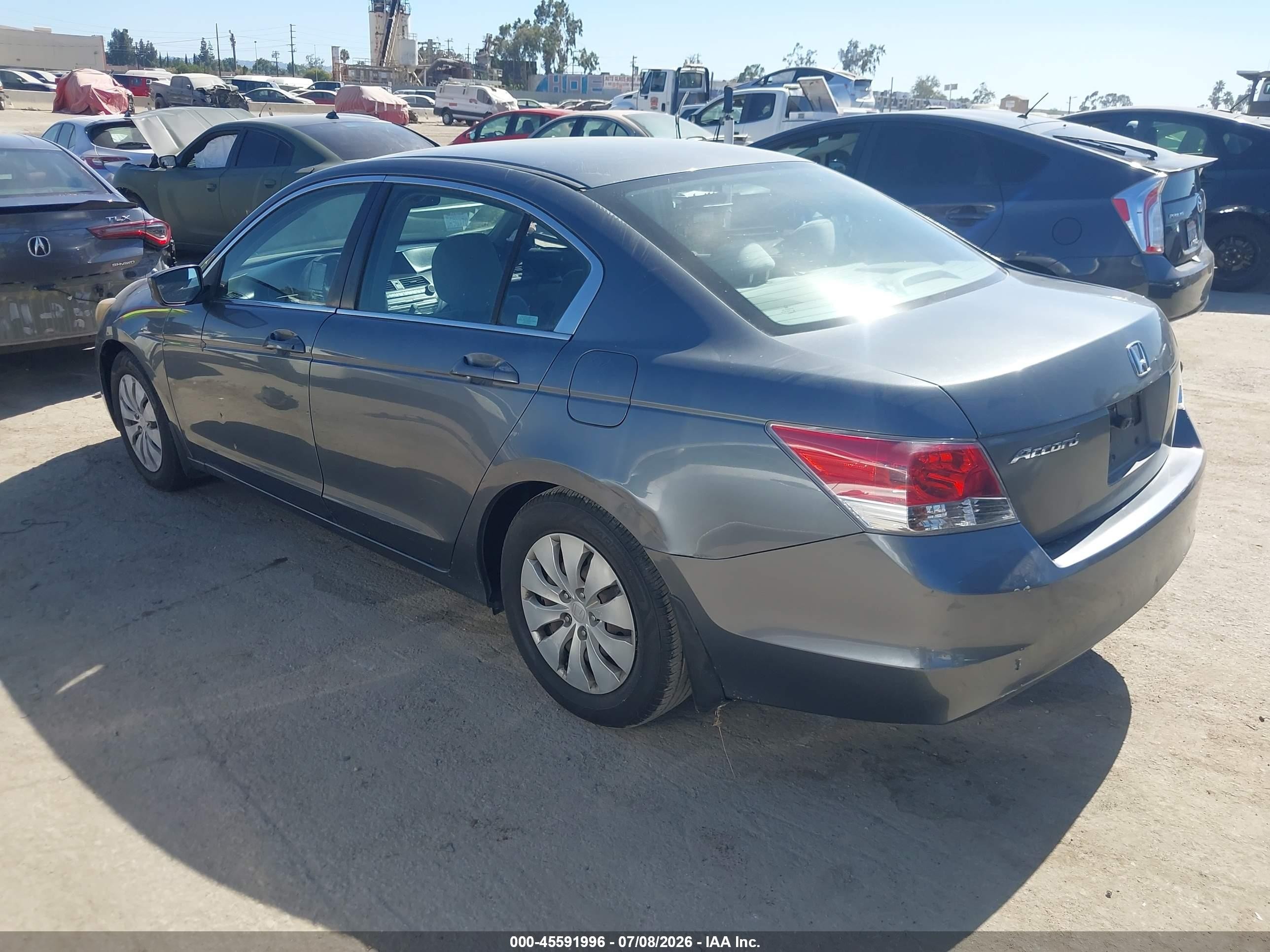 2009 Honda Accord 2.4 Lx Gray vin: 1HGCP26319A157003