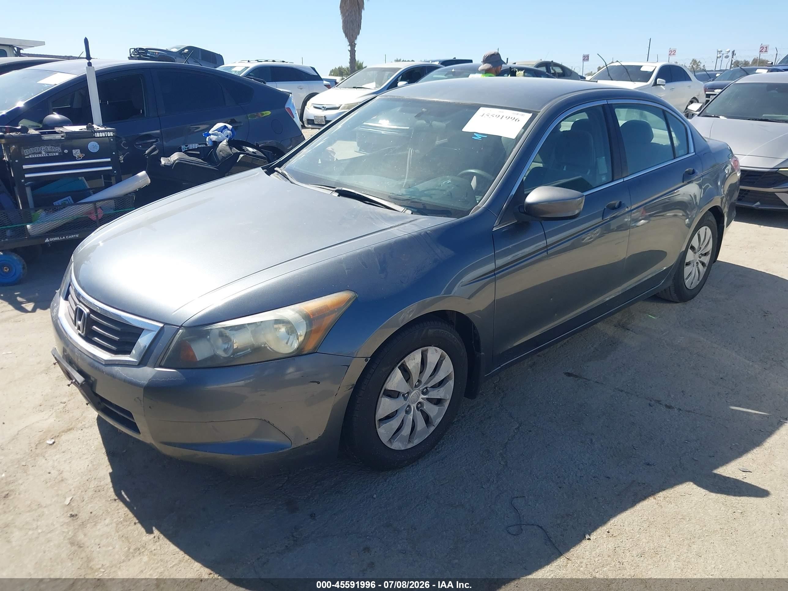 2009 Honda Accord 2.4 Lx Gray vin: 1HGCP26319A157003