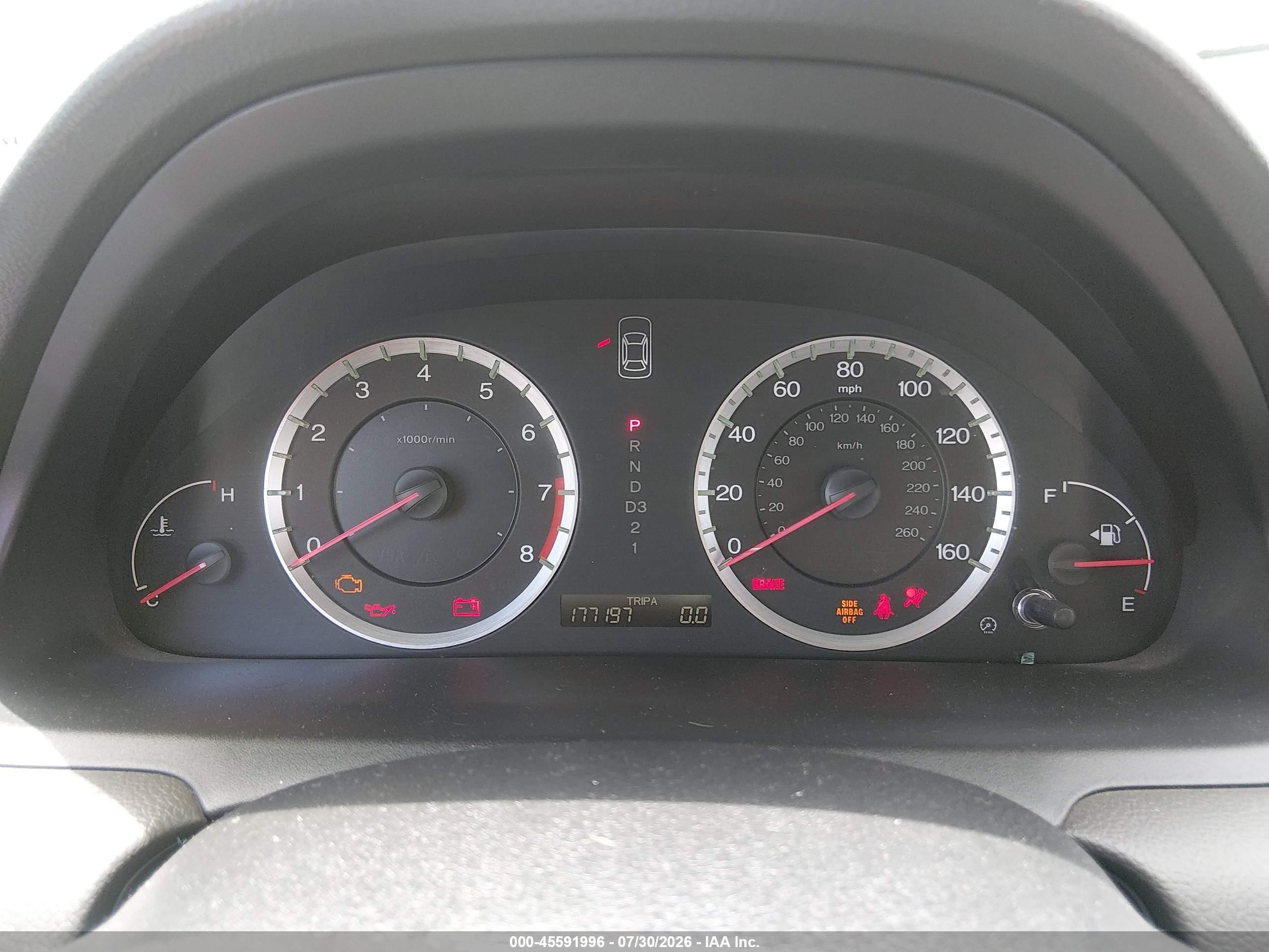 2009 Honda Accord 2.4 Lx Gray vin: 1HGCP26319A157003