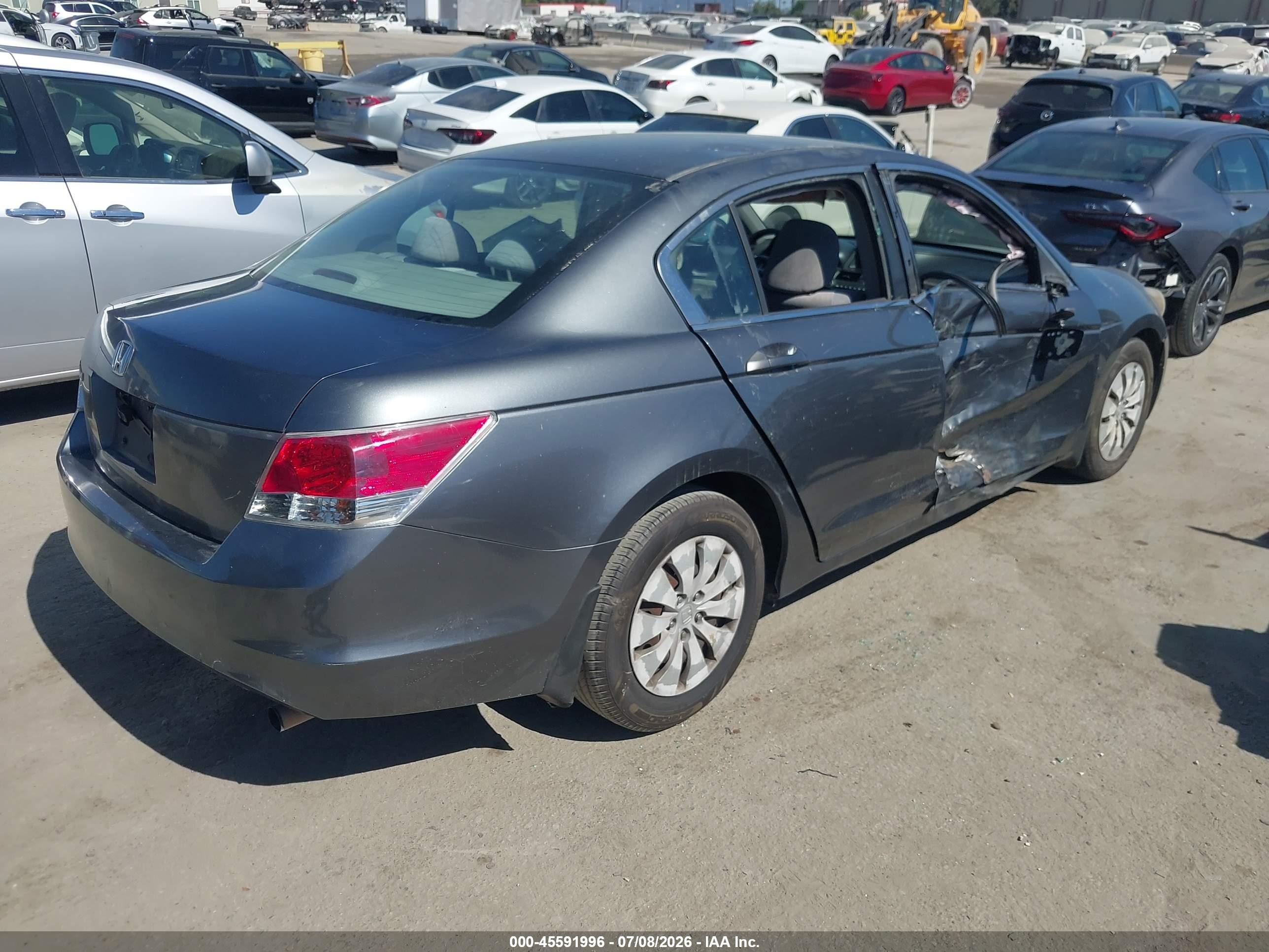 2009 Honda Accord 2.4 Lx Gray vin: 1HGCP26319A157003