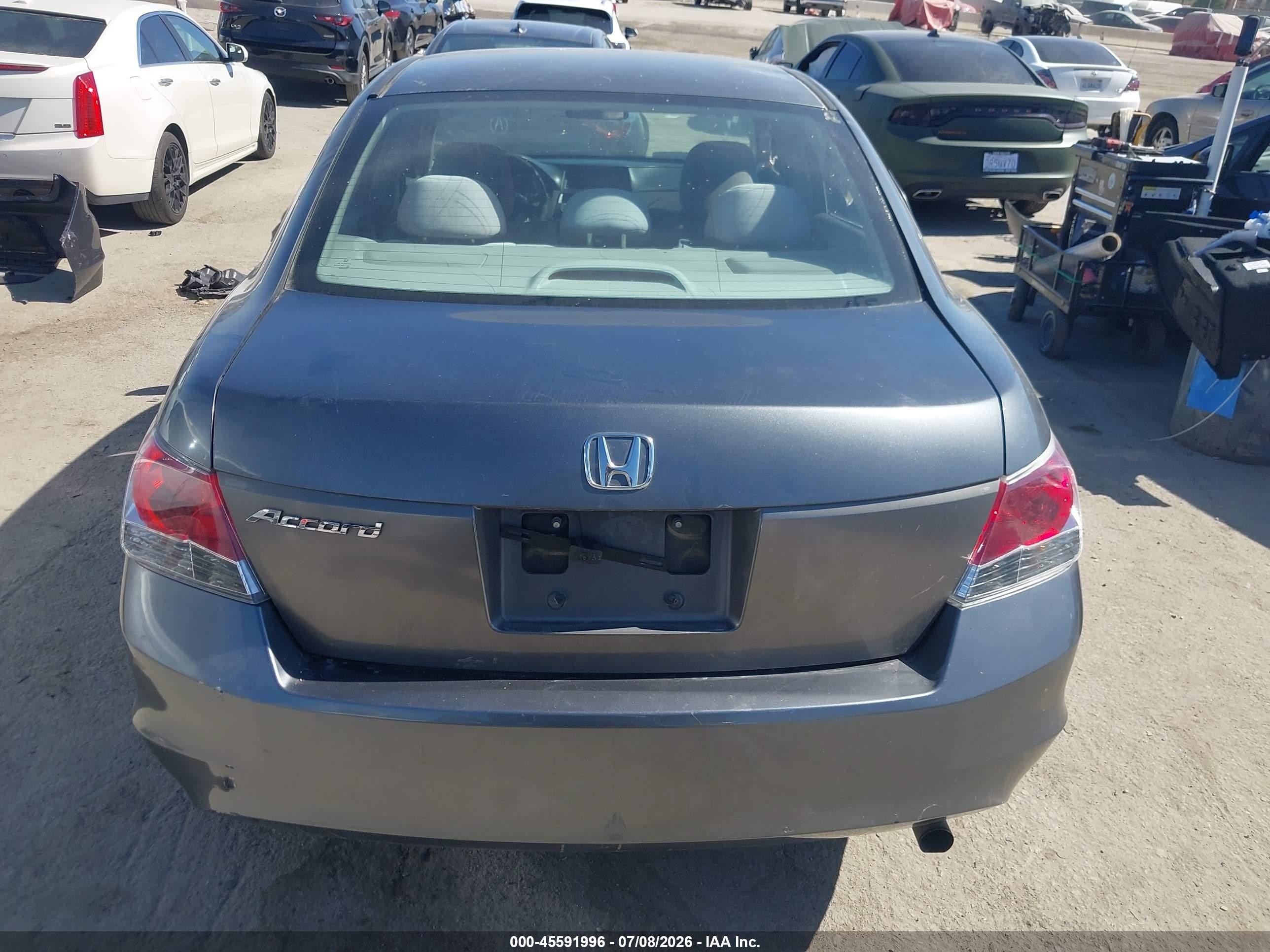 2009 Honda Accord 2.4 Lx Gray vin: 1HGCP26319A157003