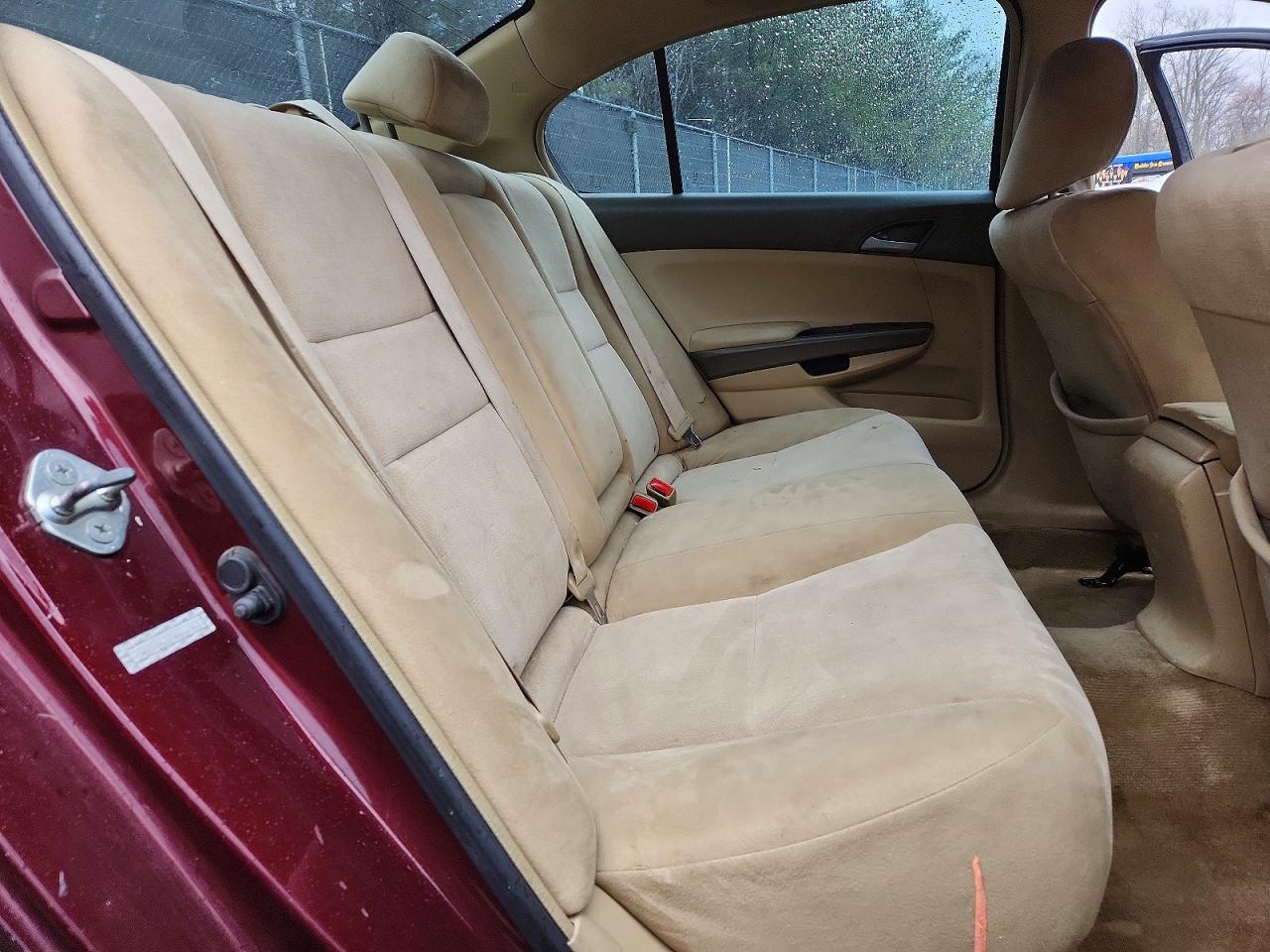 2009 Honda Accord Lx Burgundy vin: 1HGCP26319A160063