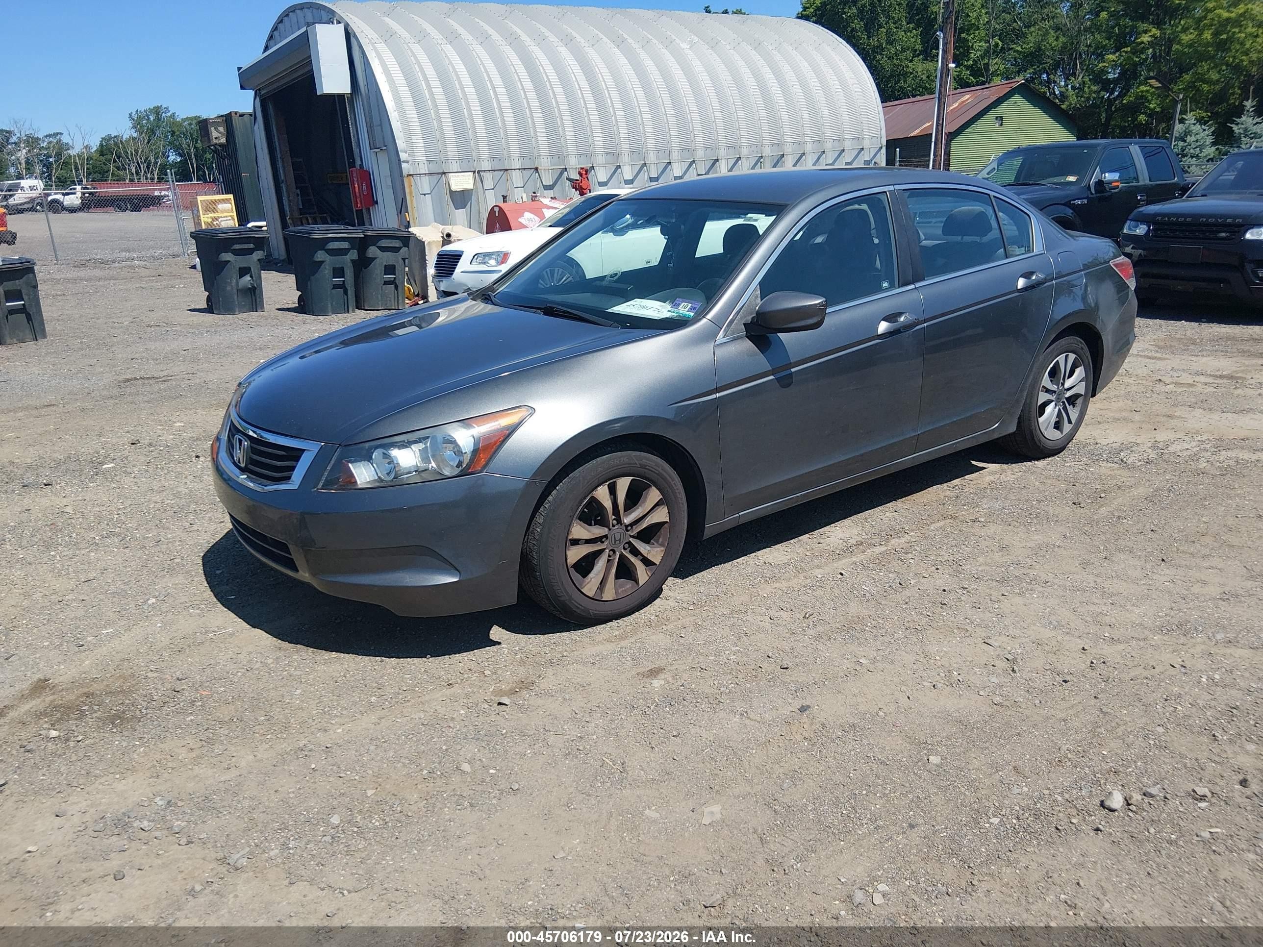 2009 Honda Accord 2.4 Lx Серый vin: 1HGCP26319A164887