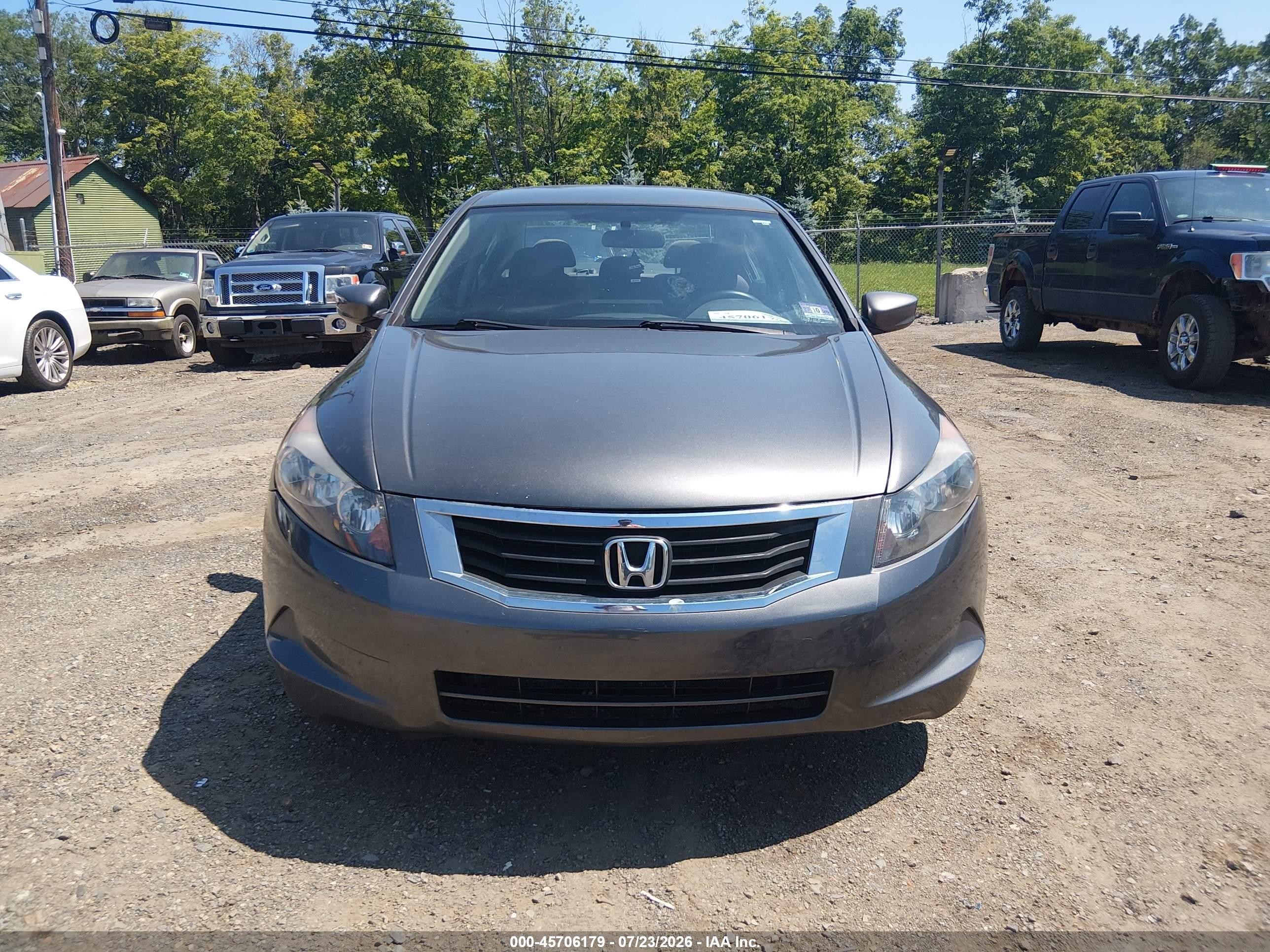 2009 Honda Accord 2.4 Lx Серый vin: 1HGCP26319A164887