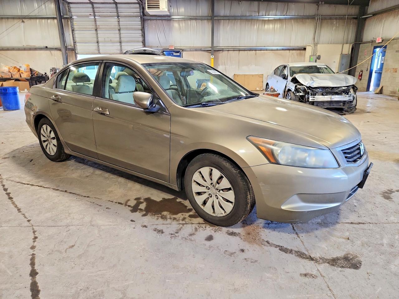 2009 Honda Accord Lx Beige vin: 1HGCP26319A189174