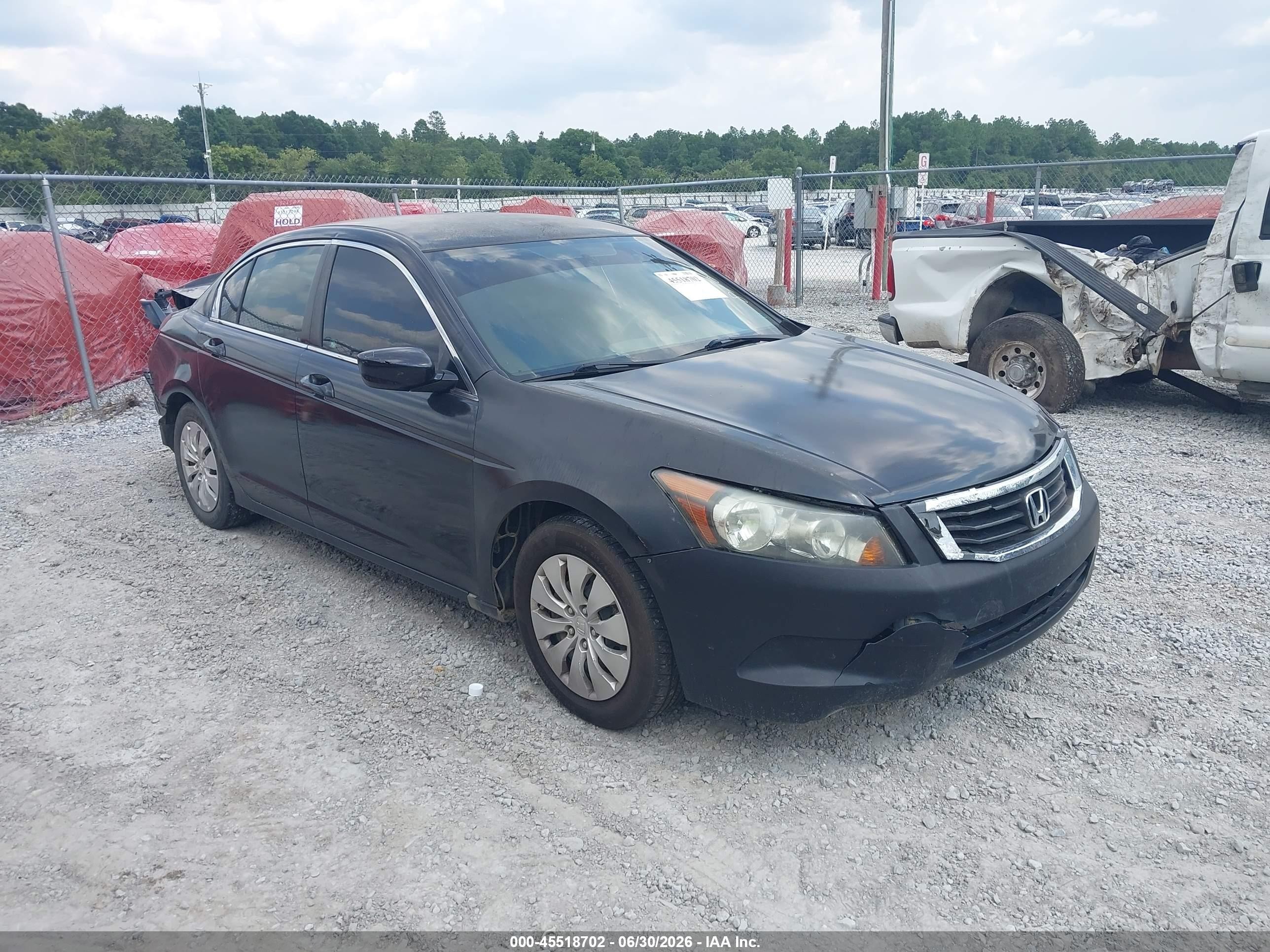 2009 Honda Accord 2.4 Lx Black vin: 1HGCP26319A201677
