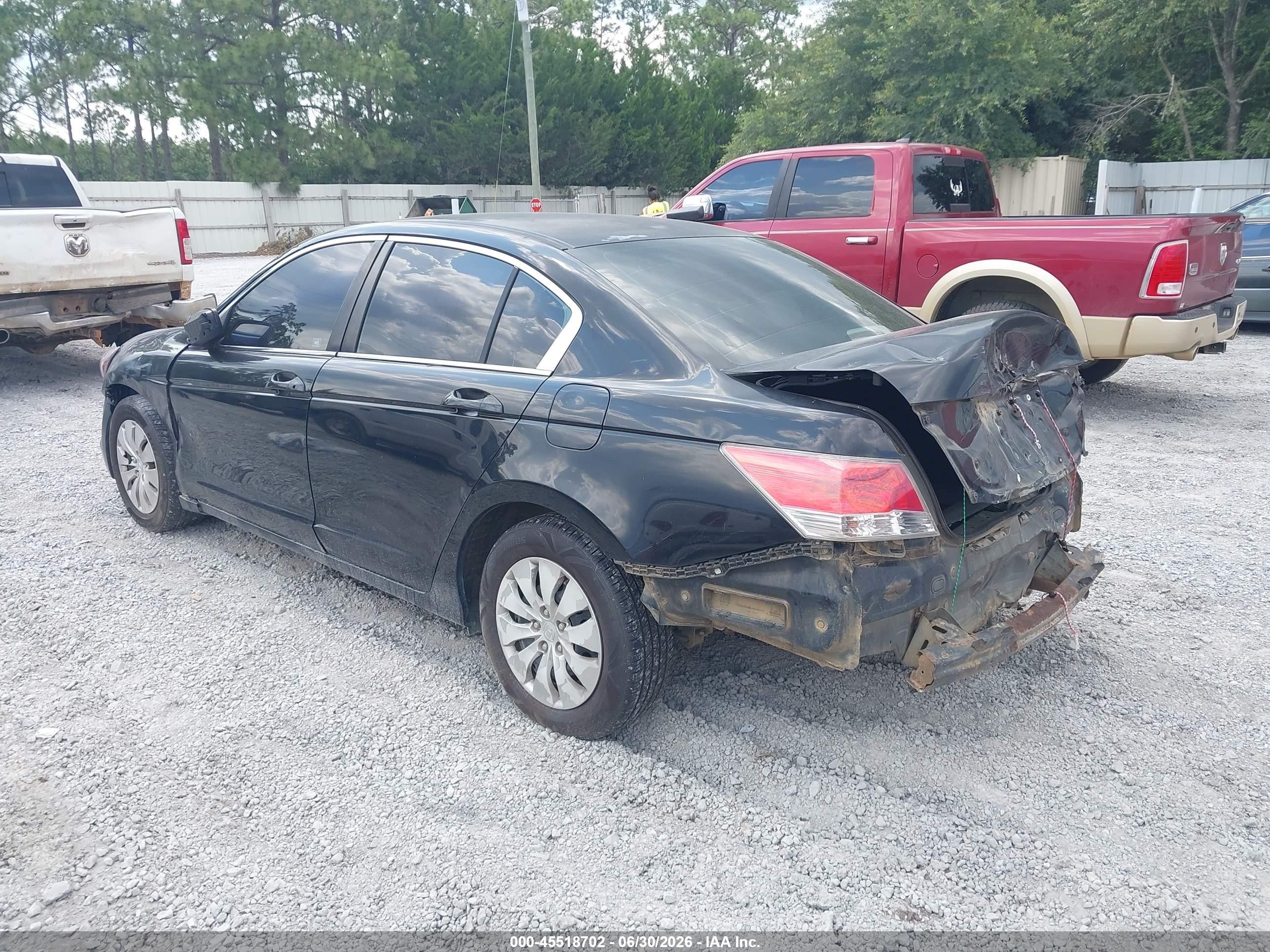 2009 Honda Accord 2.4 Lx Black vin: 1HGCP26319A201677