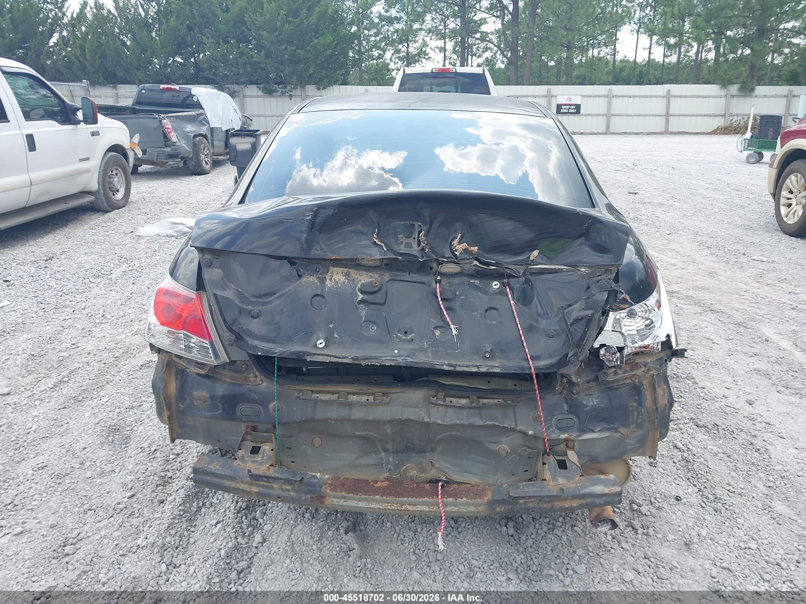 2009 Honda Accord 2.4 Lx Black vin: 1HGCP26319A201677