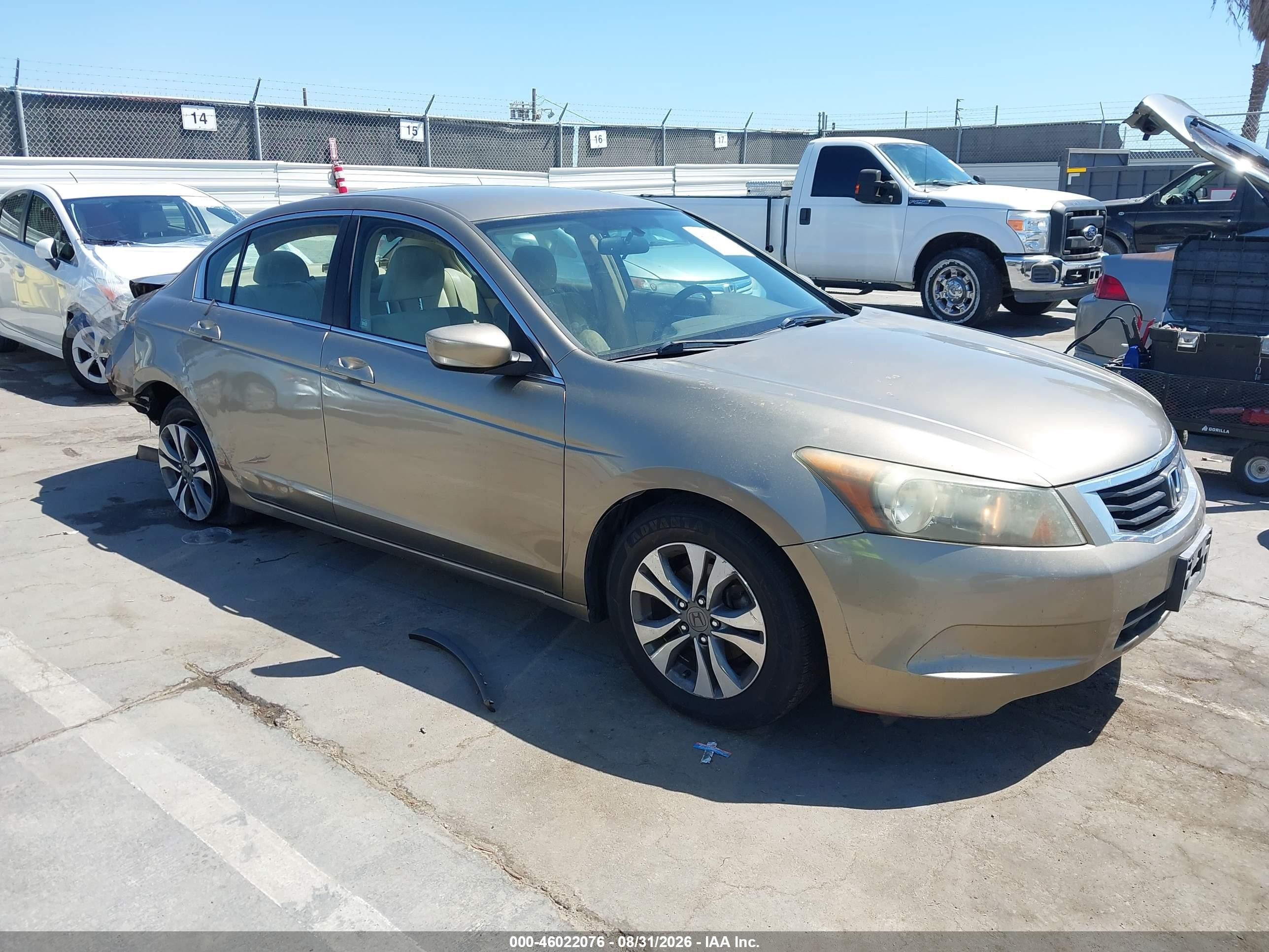 2008 Honda Accord 2.4 Lx Gold vin: 1HGCP26328A079216