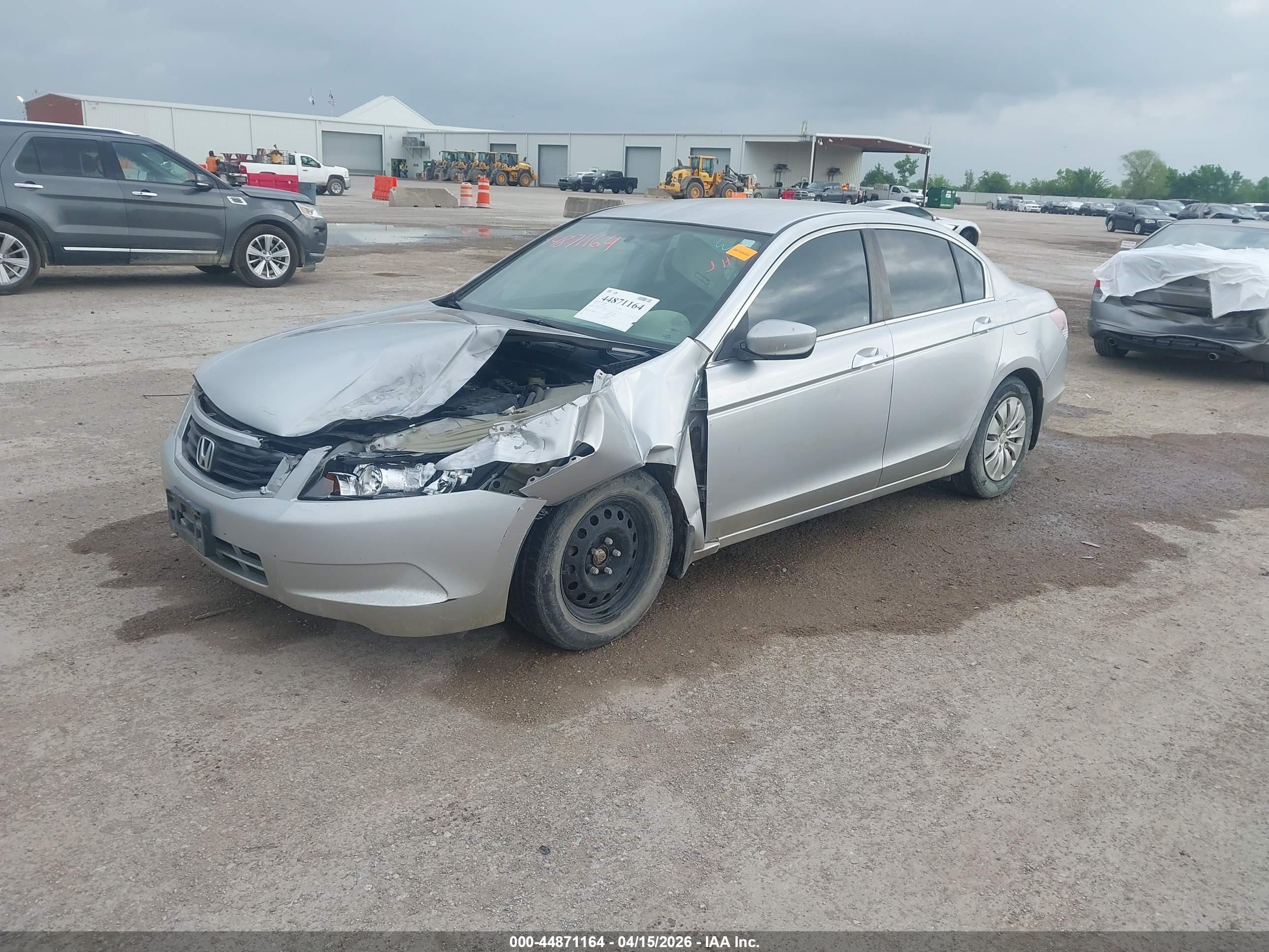 2008 Honda Accord 2.4 Lx Silver vin: 1HGCP26328A121576