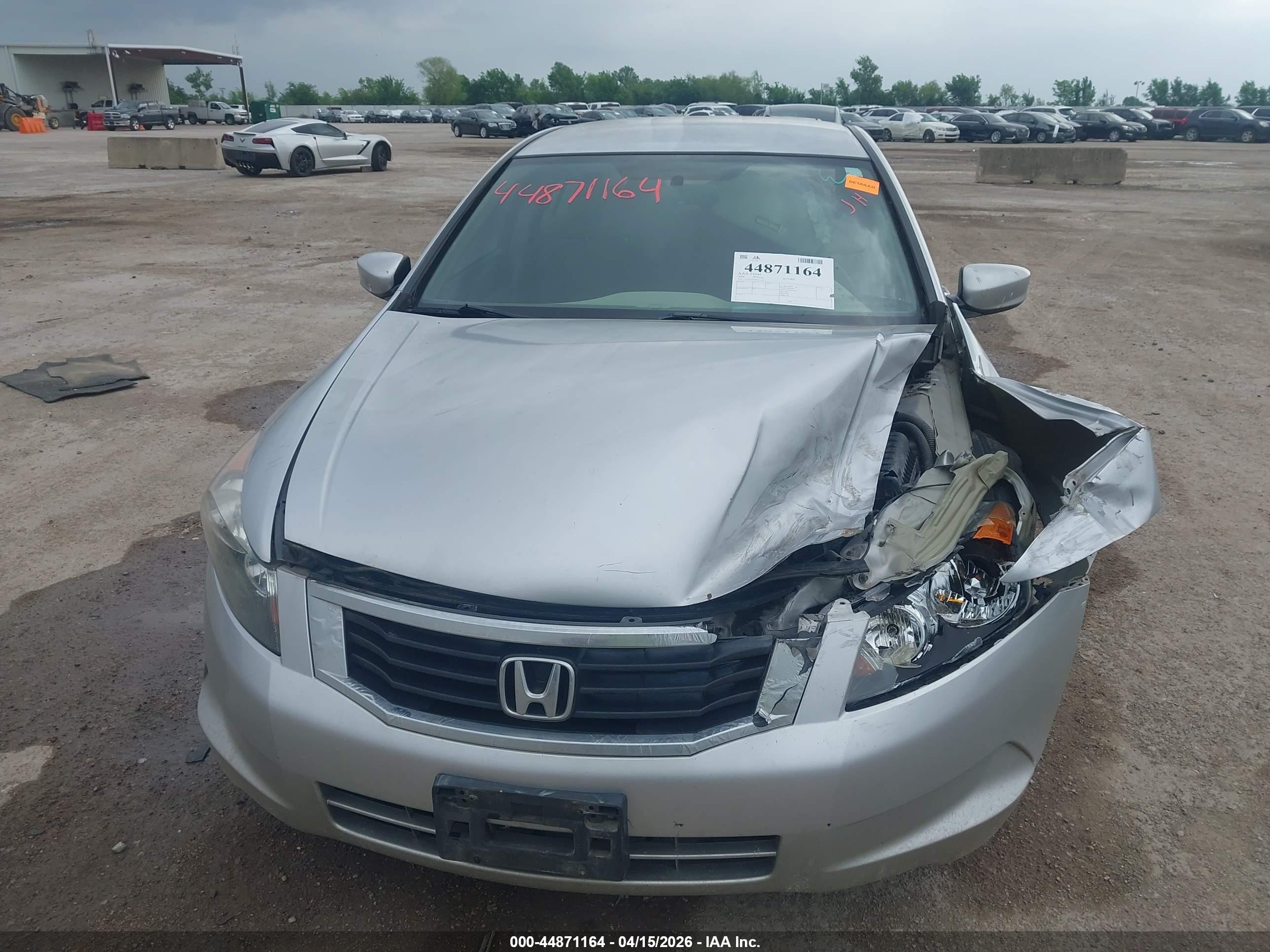 2008 Honda Accord 2.4 Lx Silver vin: 1HGCP26328A121576