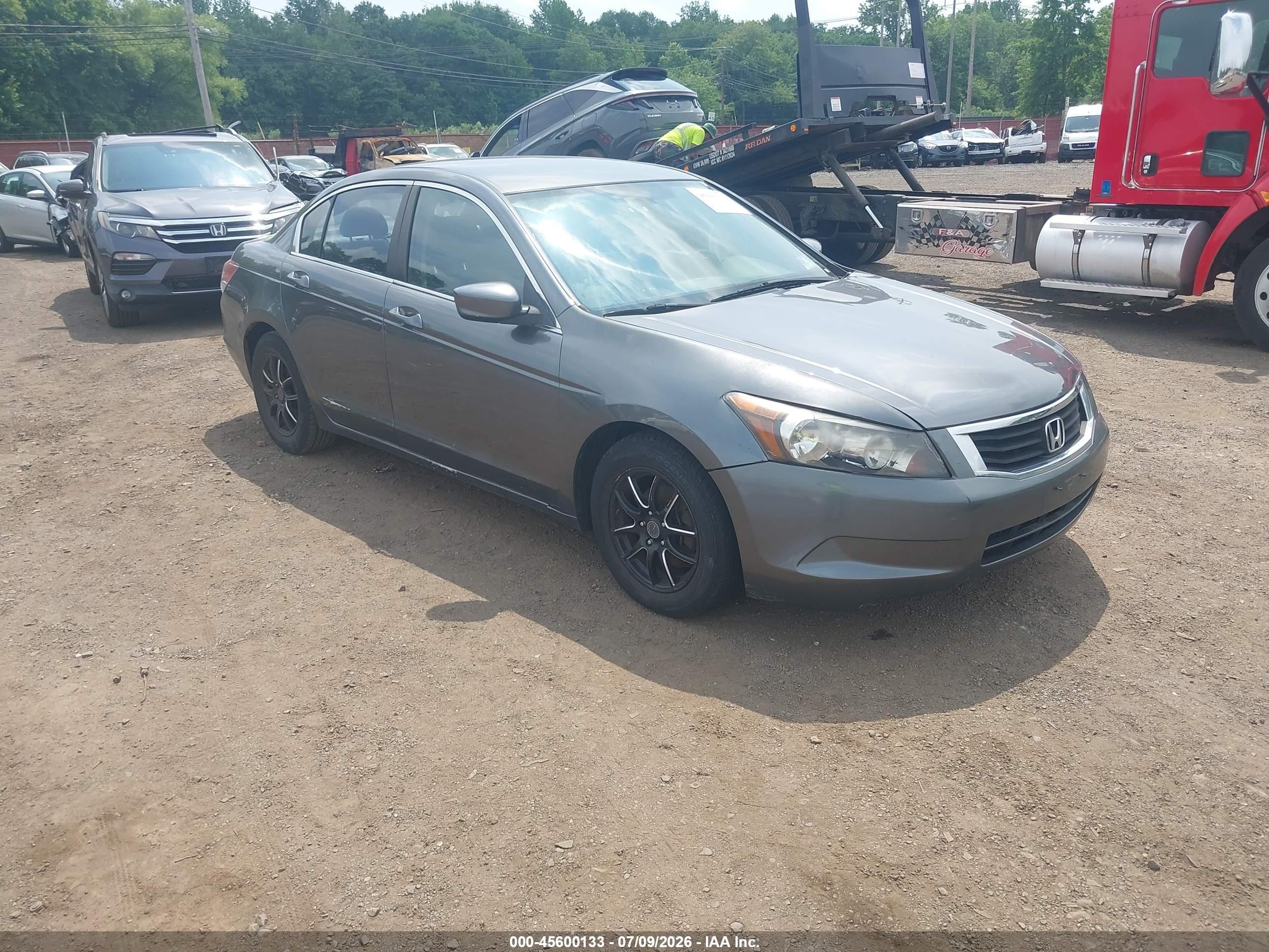 2008 Honda Accord 2.4 Lx Gray vin: 1HGCP26328A128639