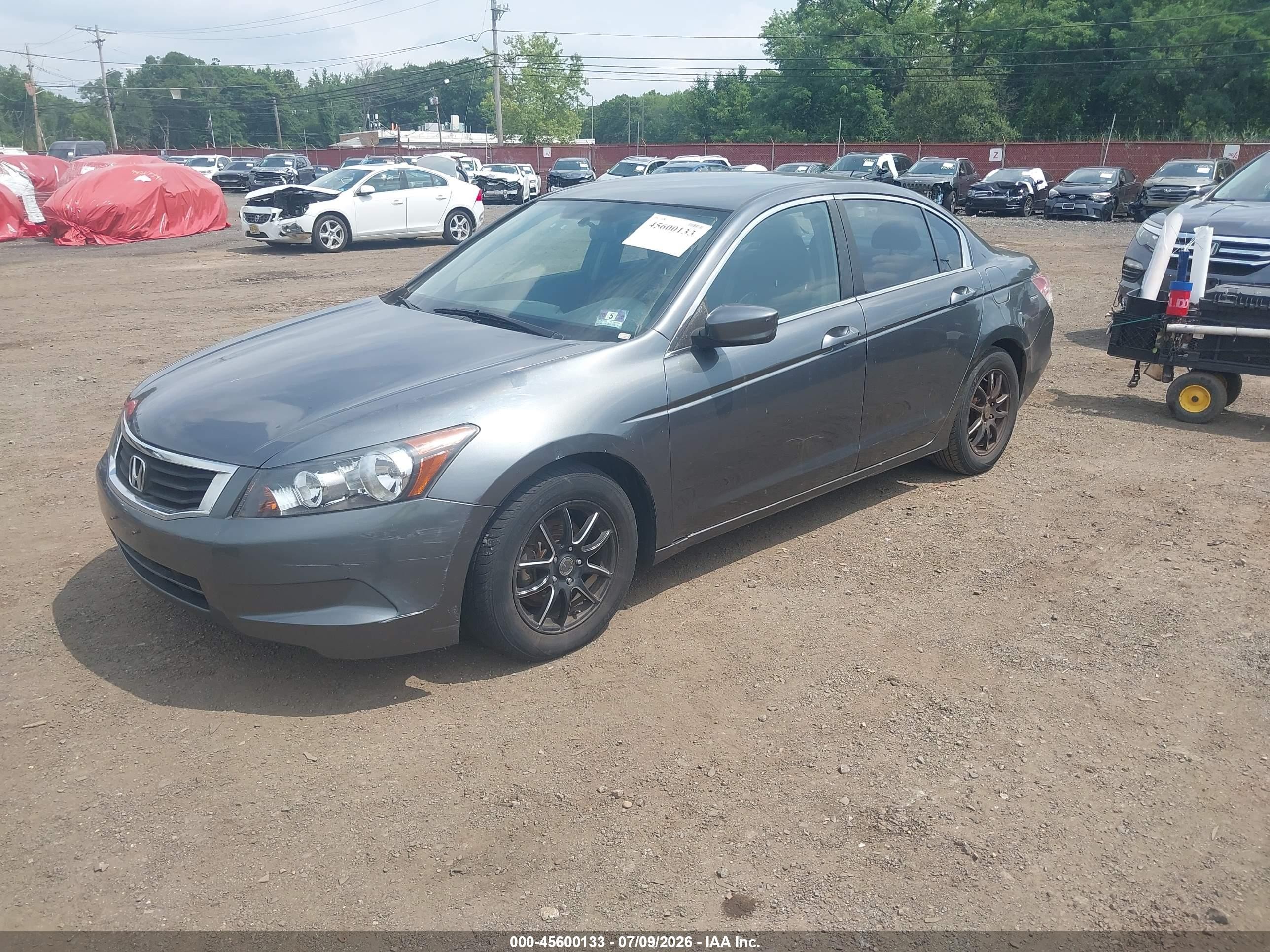 2008 Honda Accord 2.4 Lx Gray vin: 1HGCP26328A128639