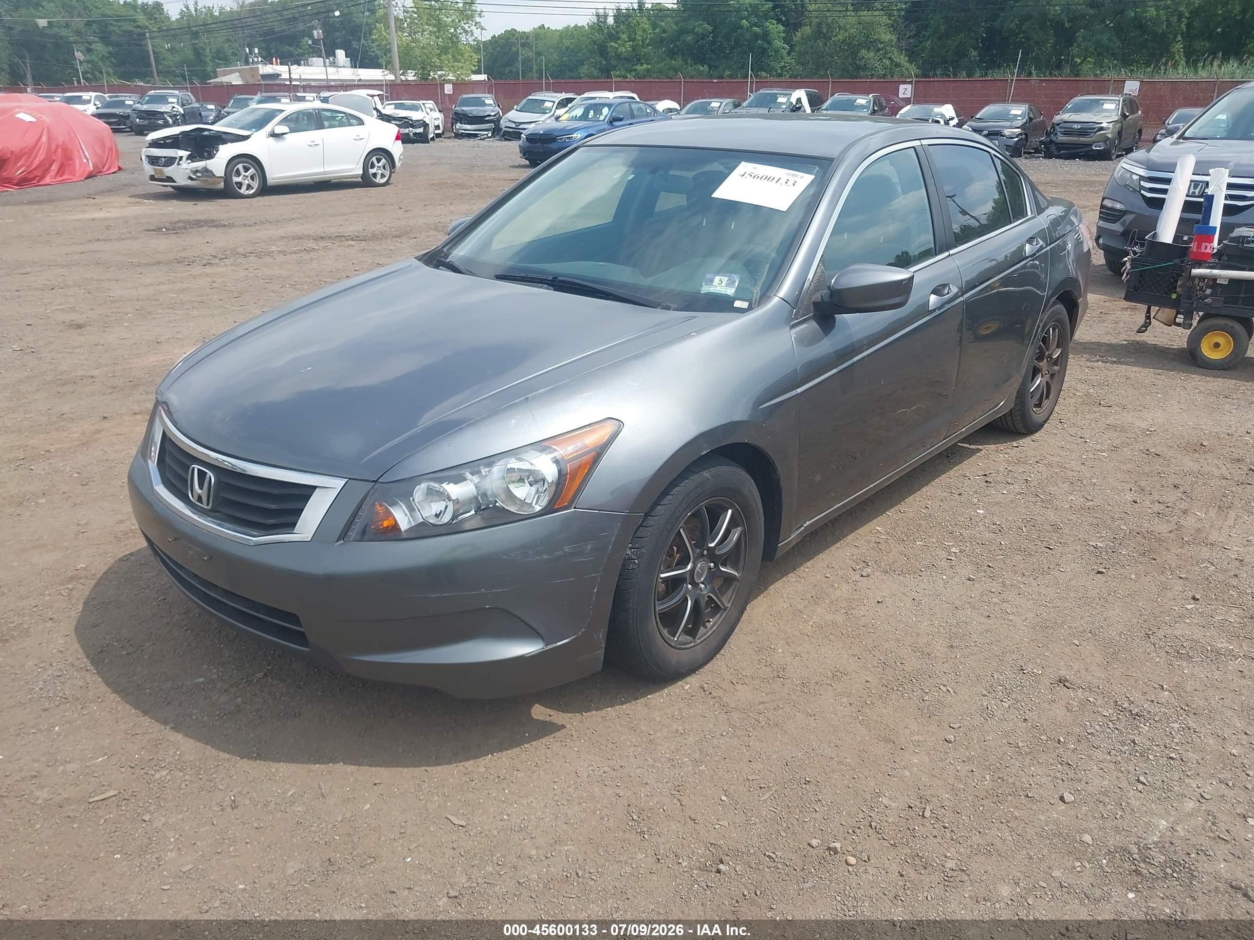 2008 Honda Accord 2.4 Lx Gray vin: 1HGCP26328A128639