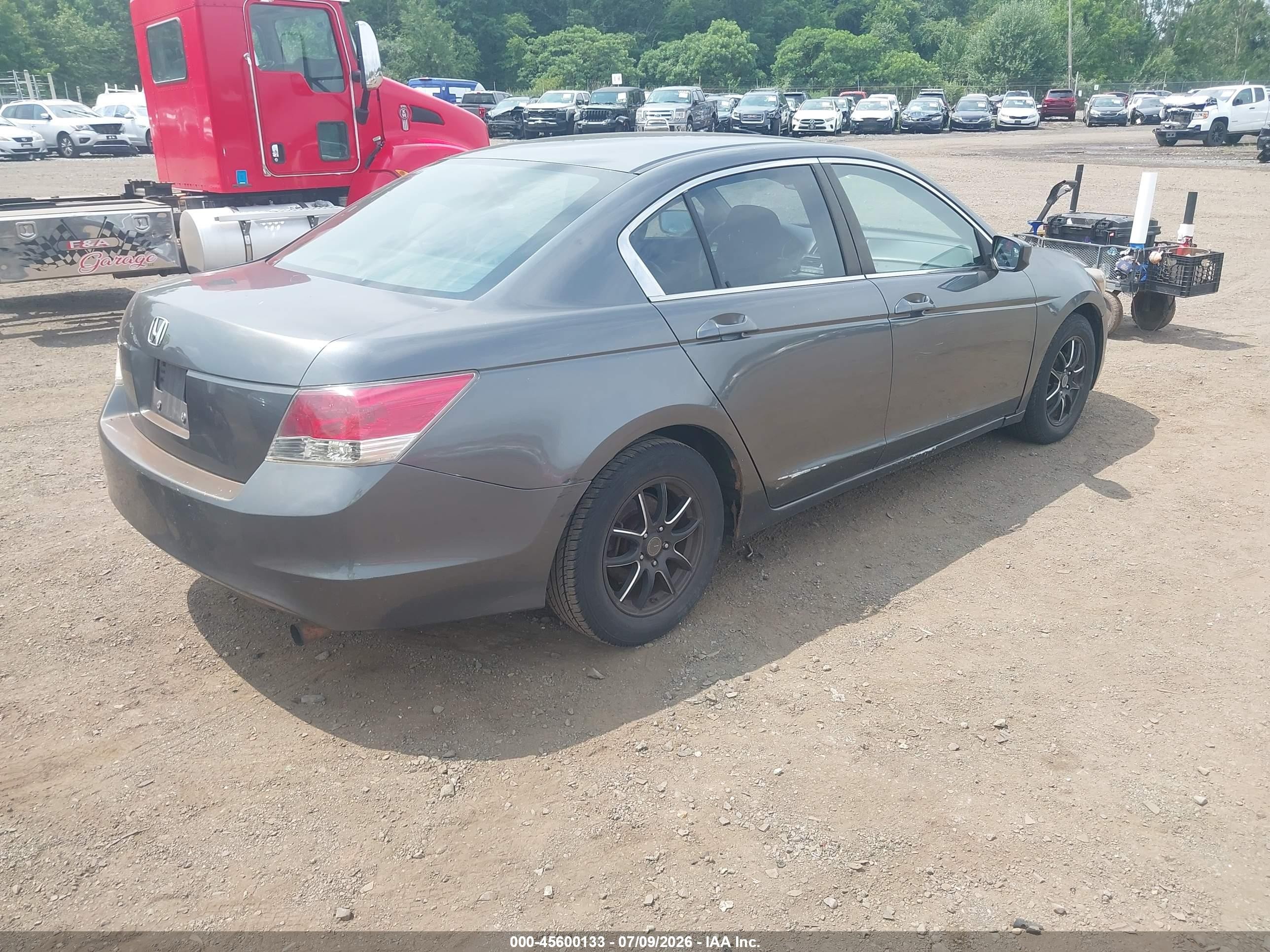 2008 Honda Accord 2.4 Lx Gray vin: 1HGCP26328A128639