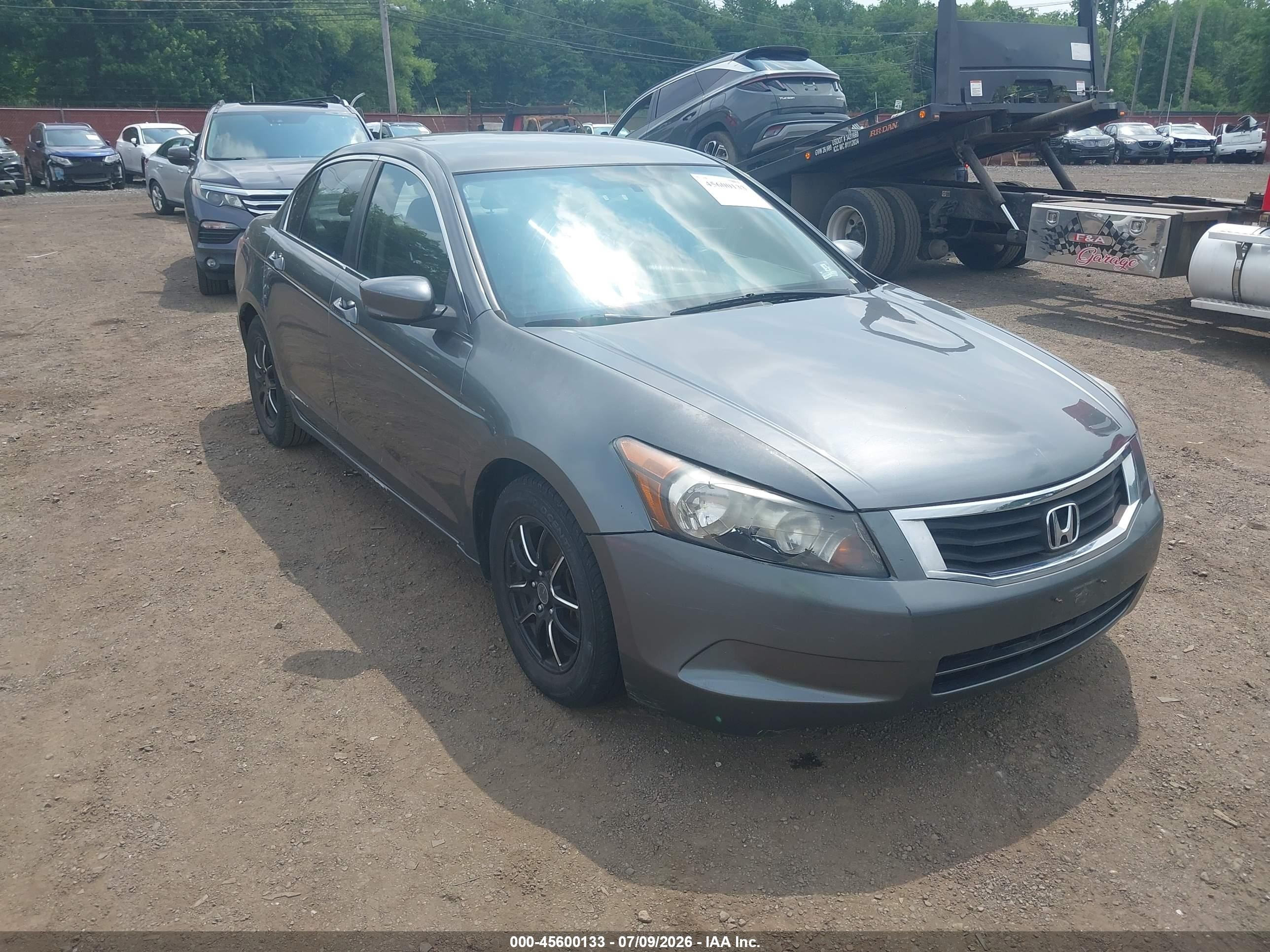 2008 Honda Accord 2.4 Lx Gray vin: 1HGCP26328A128639