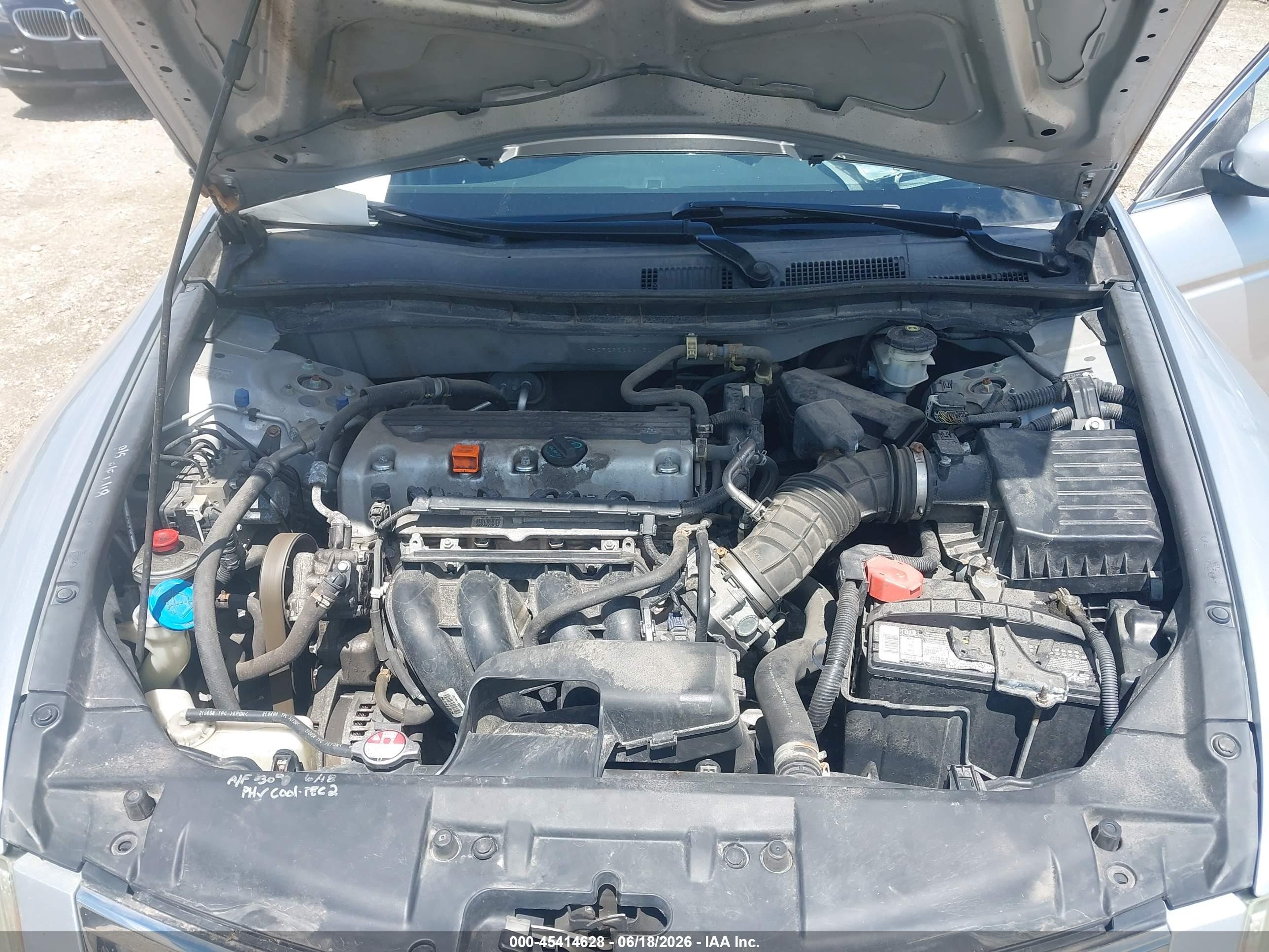 2008 Honda Accord 2.4 Lx Silver vin: 1HGCP26328A160149