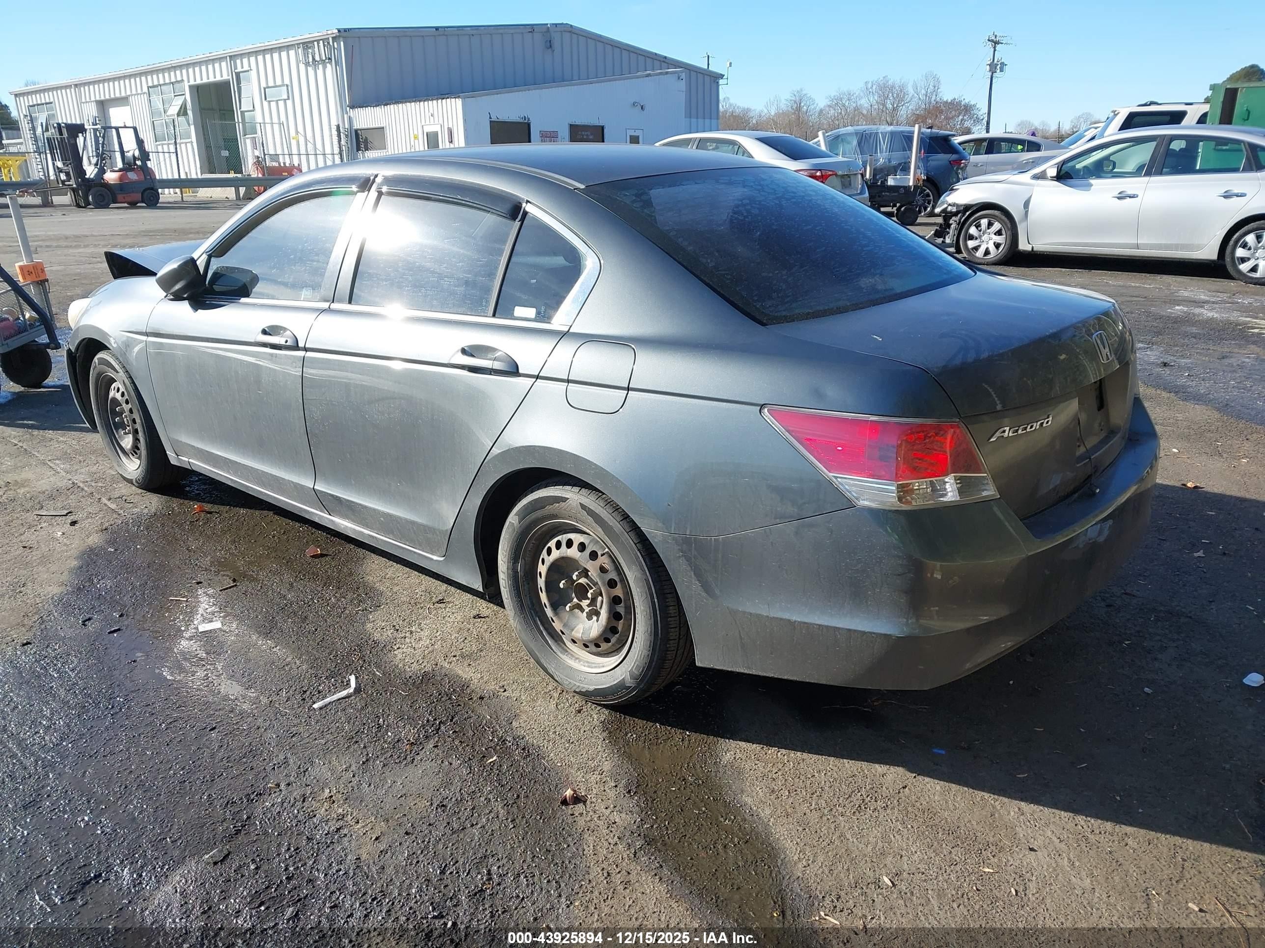2009 Honda Accord 2.4 Lx Gray vin: 1HGCP26329A001326