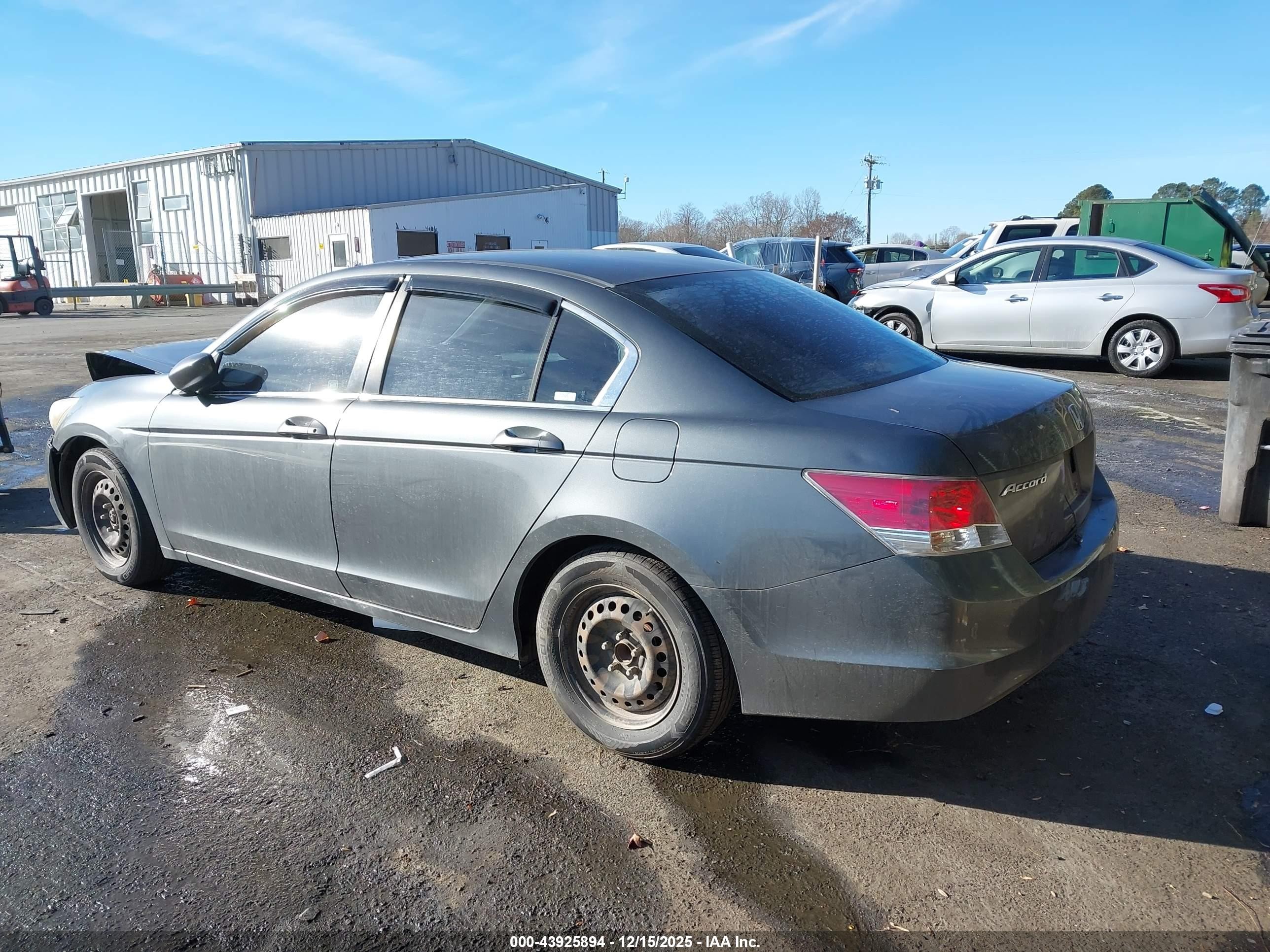2009 Honda Accord 2.4 Lx Gray vin: 1HGCP26329A001326
