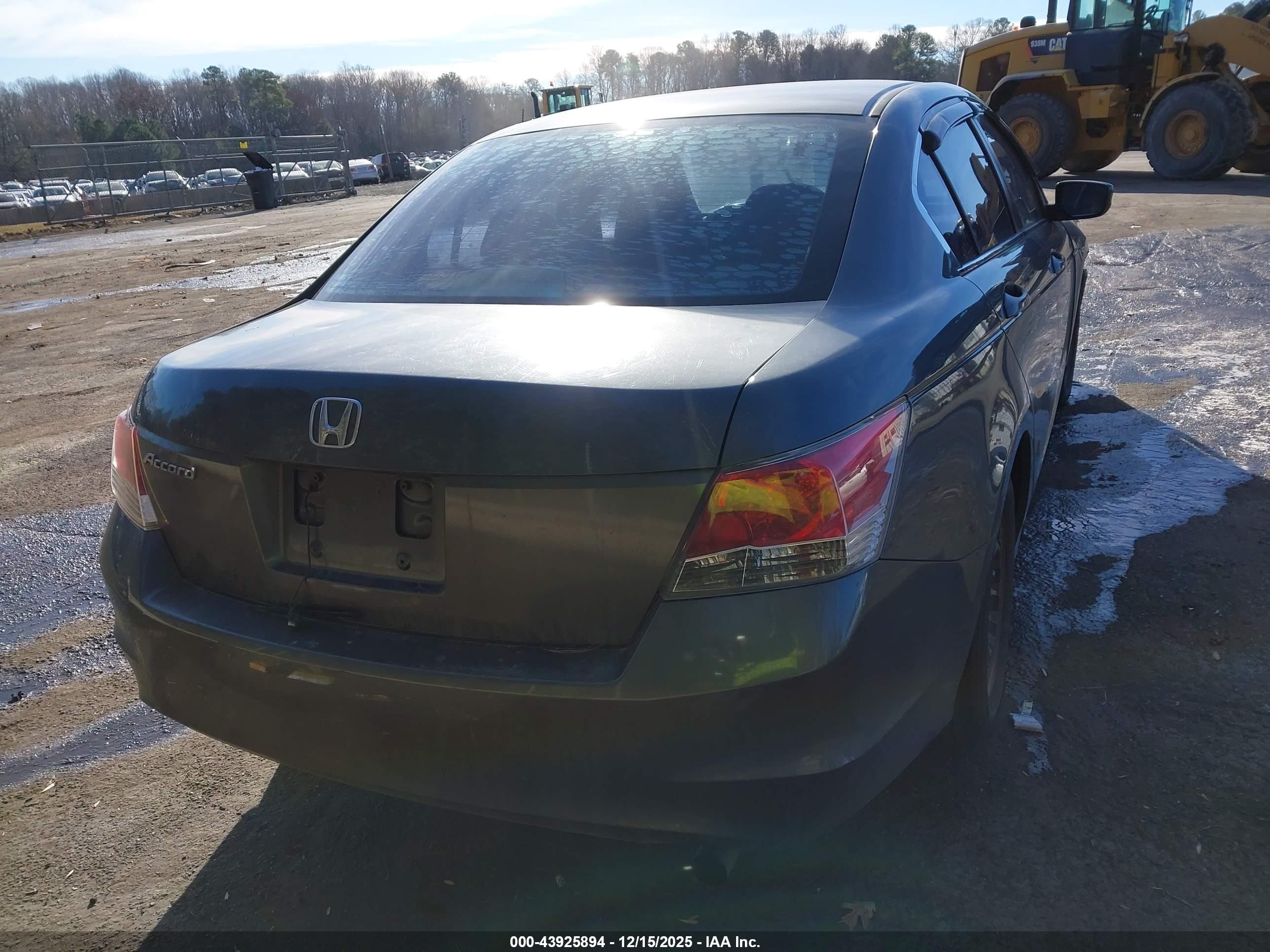 2009 Honda Accord 2.4 Lx Gray vin: 1HGCP26329A001326