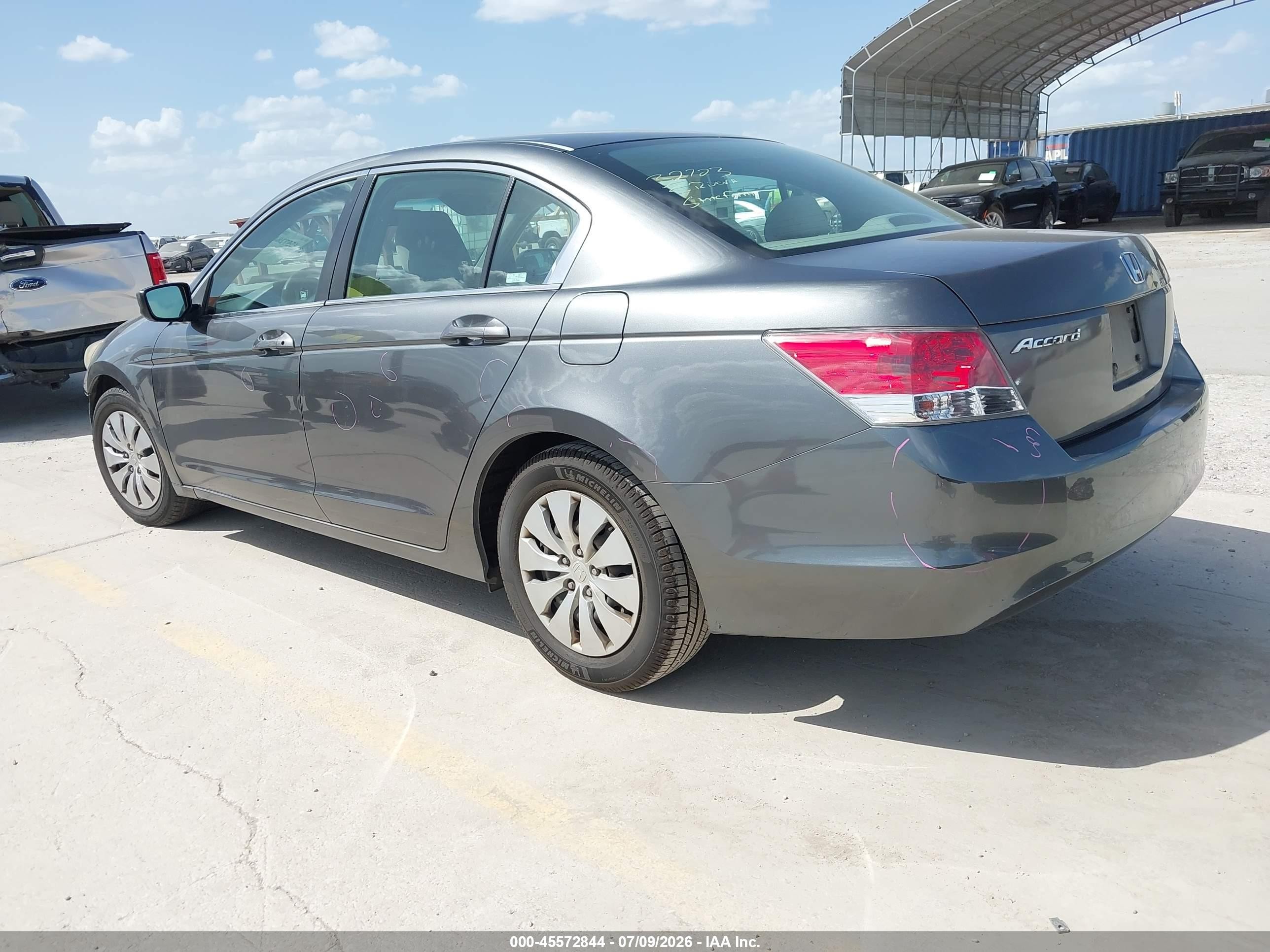 2009 Honda Accord 2.4 Lx Gray vin: 1HGCP26329A027800