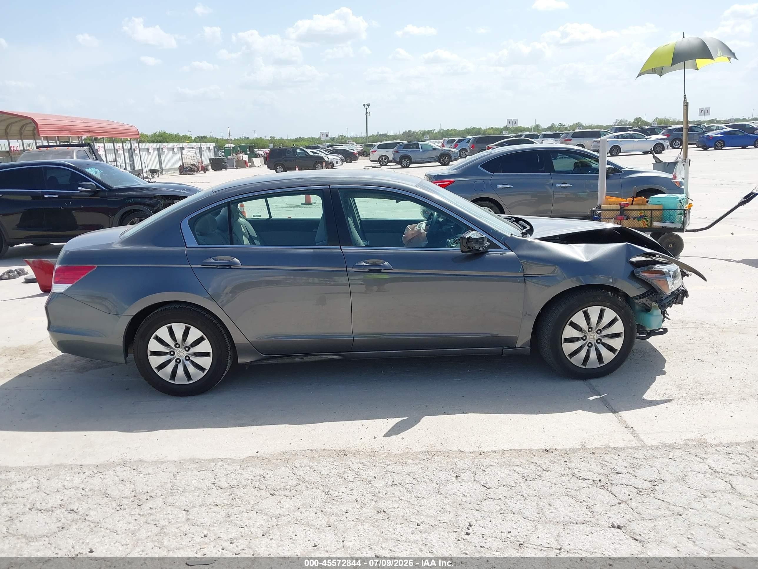 2009 Honda Accord 2.4 Lx Gray vin: 1HGCP26329A027800