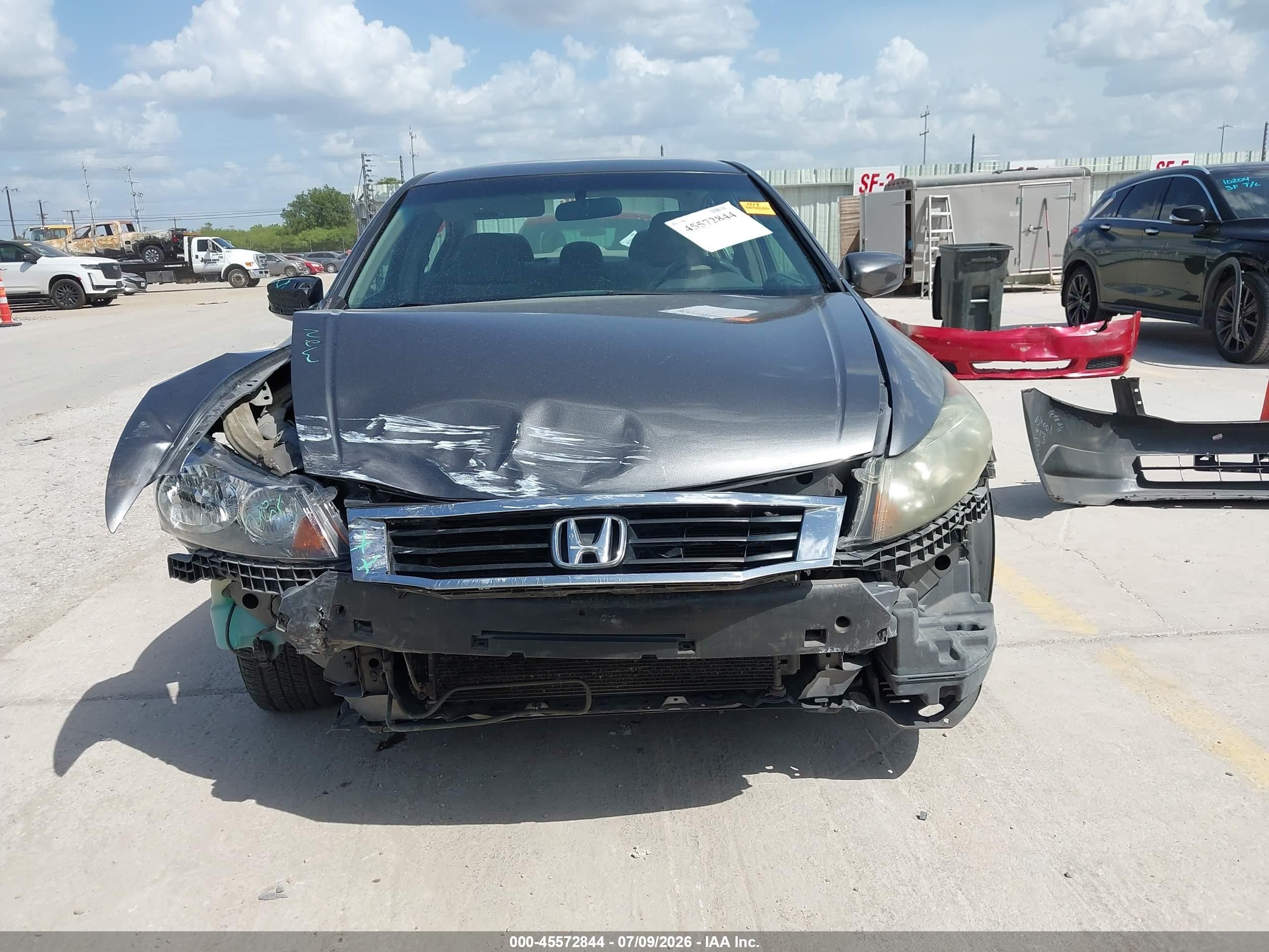 2009 Honda Accord 2.4 Lx Gray vin: 1HGCP26329A027800