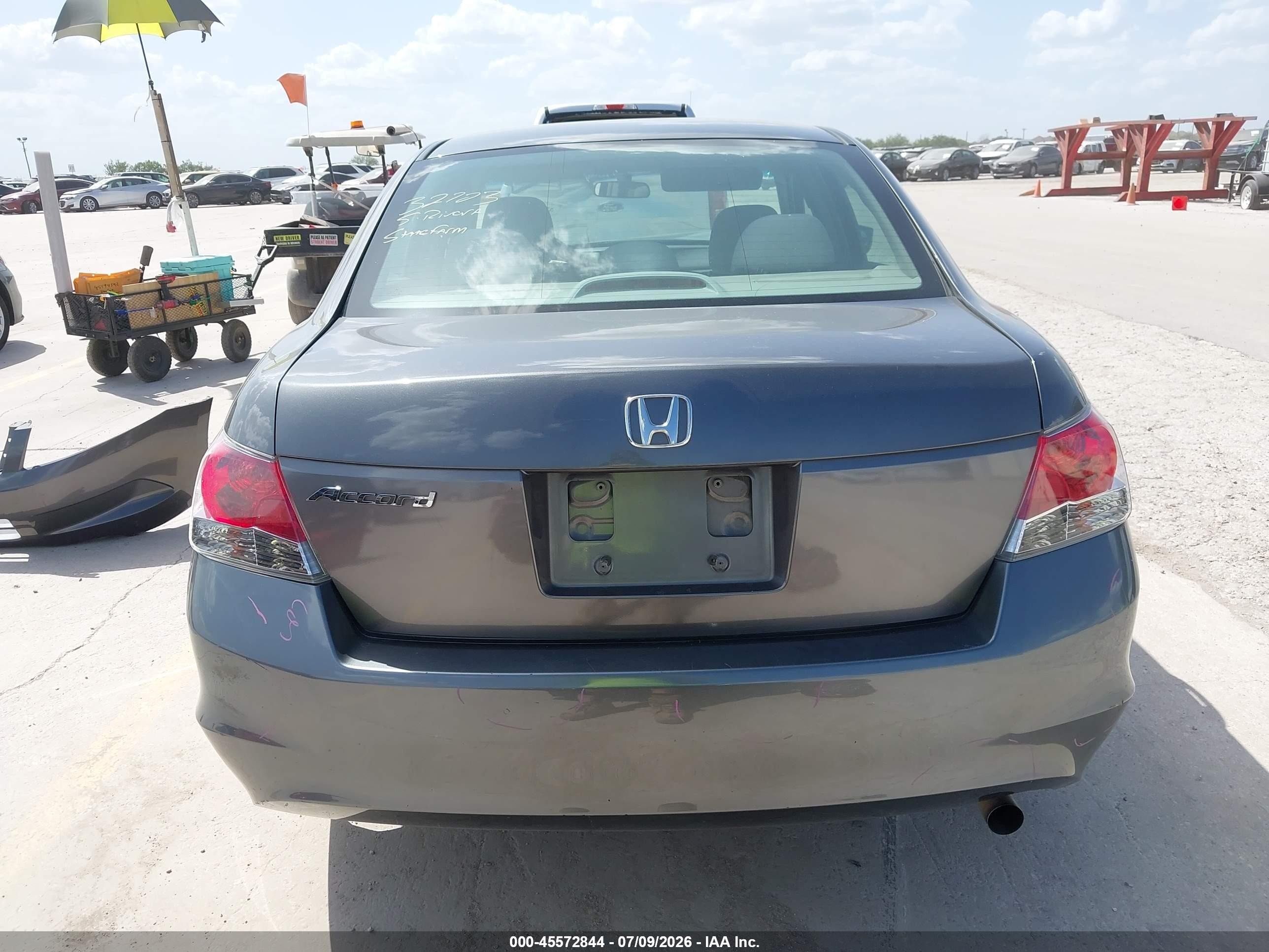 2009 Honda Accord 2.4 Lx Gray vin: 1HGCP26329A027800